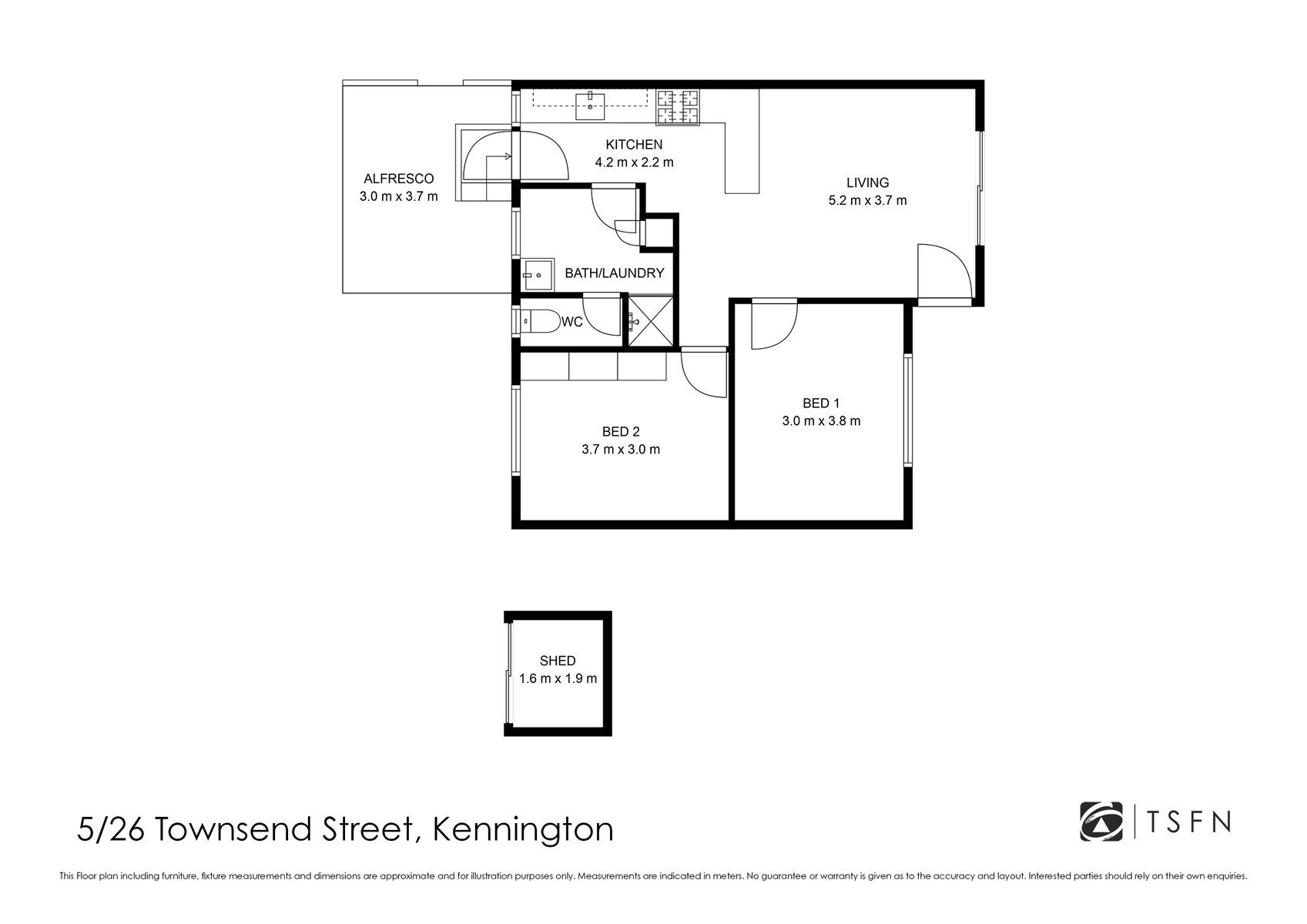 5 26 Townsend Street Floor Plan