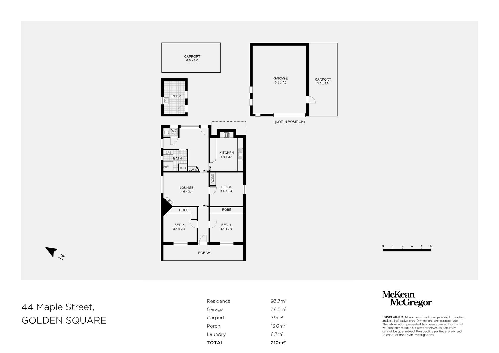 44 Maple Street, Golden Square   Floor Plan