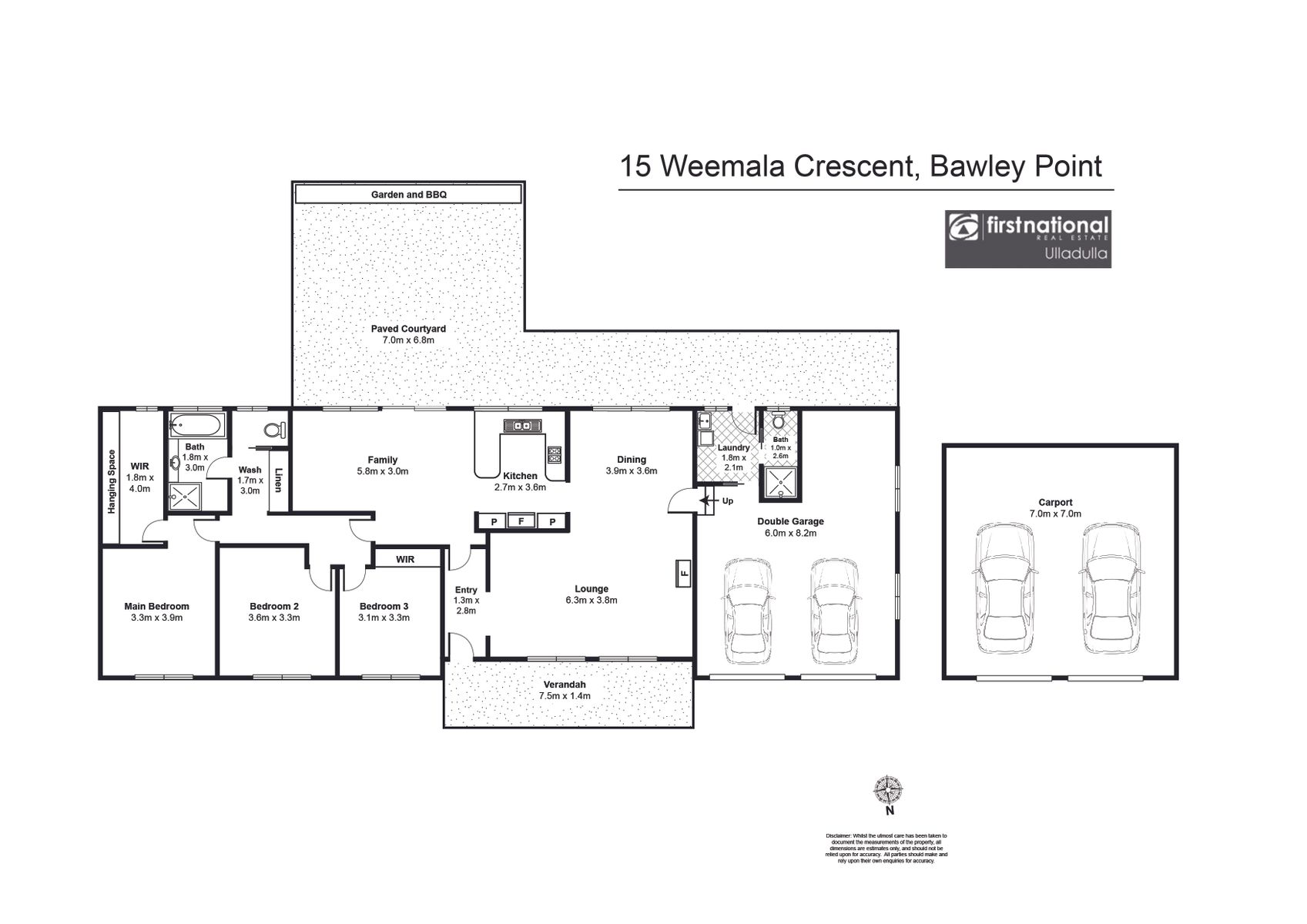 15 Weemala Crescent, Bawley Point  Floorplan 01 copy