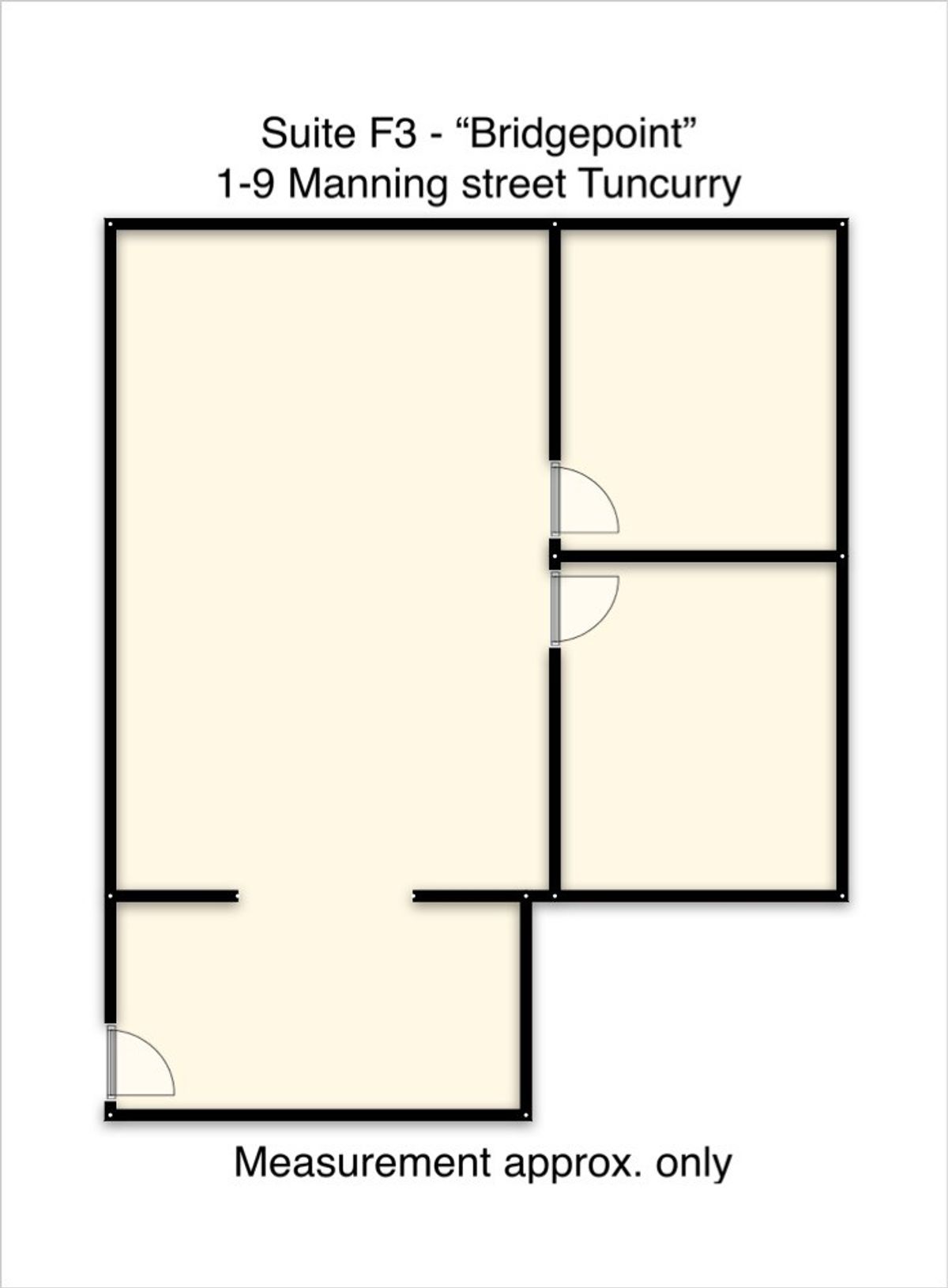 2023 11 17   Floor Plan   Suite F3 Bridgepoint Tuncurry