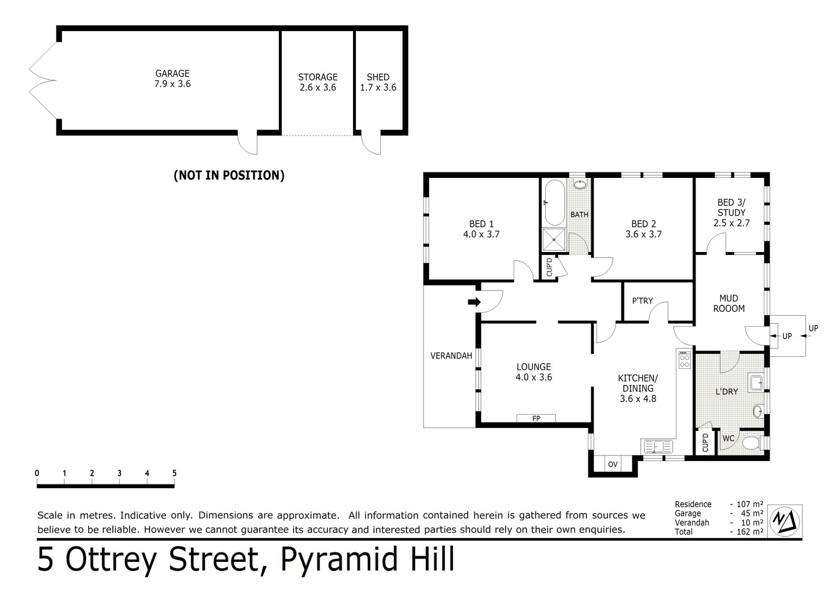 5 Ottrey Street Pyramid Hill (02 MAR 2023) 107sqm