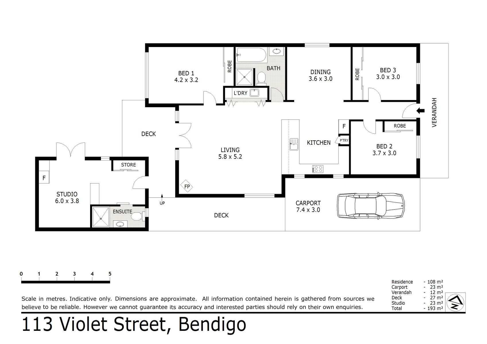 113 Violet Street Bendigo (04 JAN 2021) 108sqm