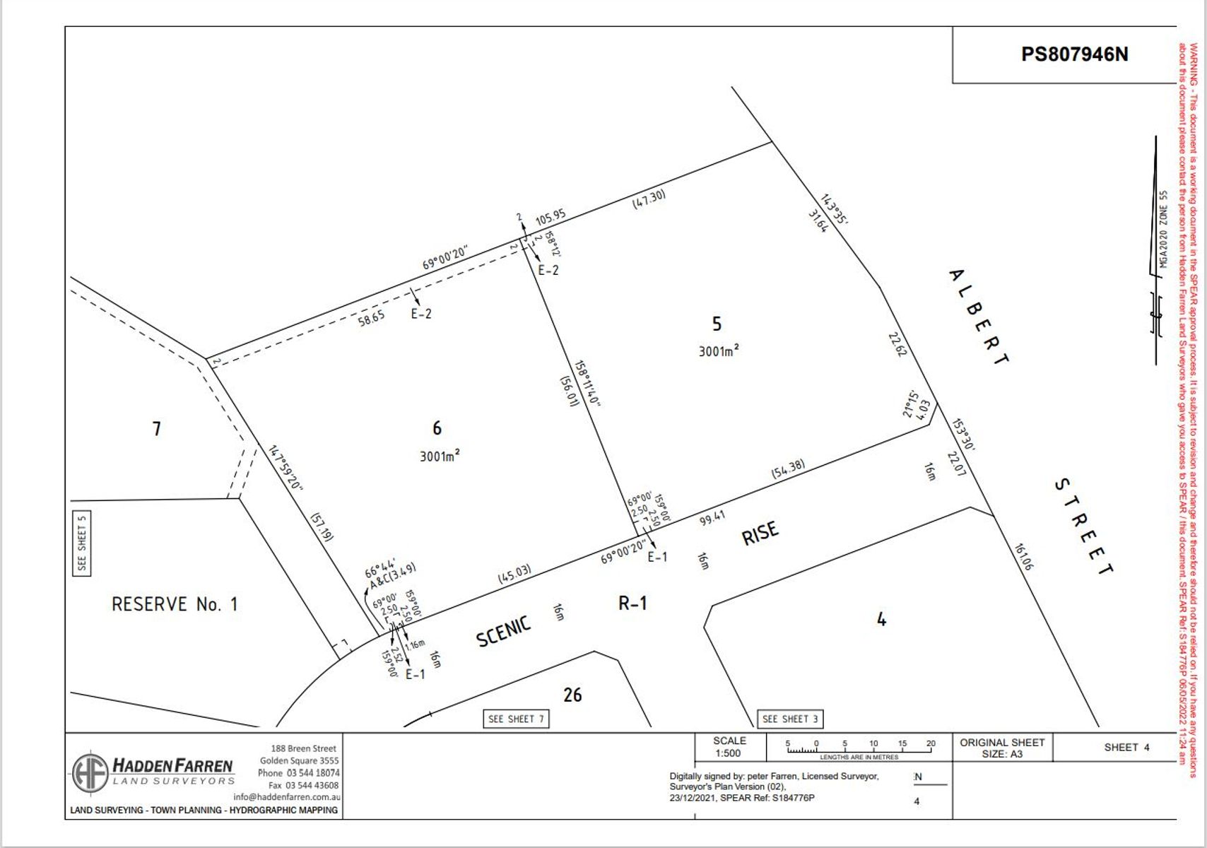 Page 4 Plan of subdivision