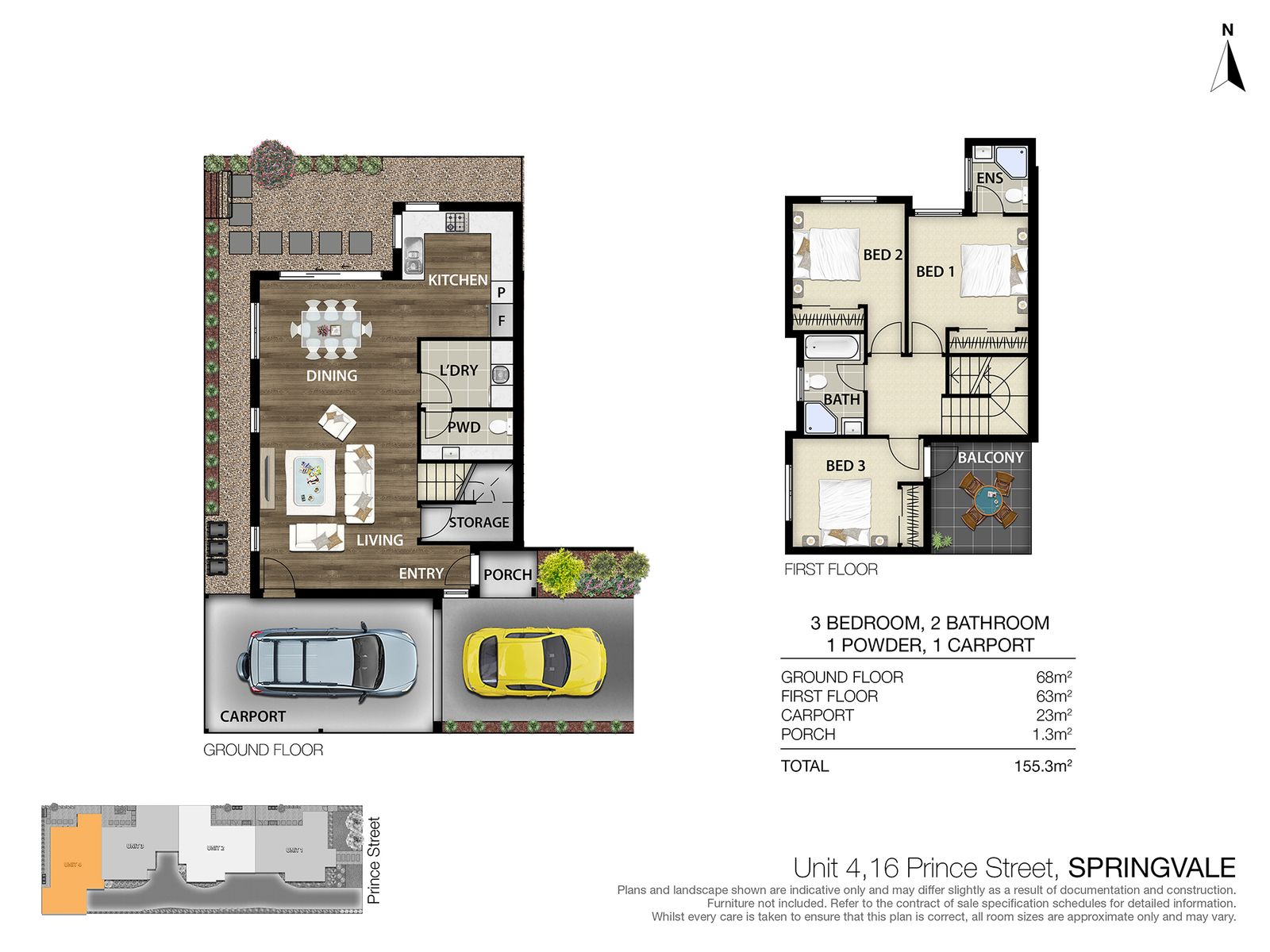Unit 4, 16 Prince Street Springvale Floorplan (LR)