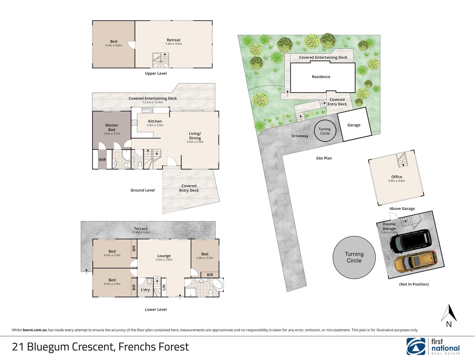 web floorplan 21 Bluegum Crescent, Frenchs Forest