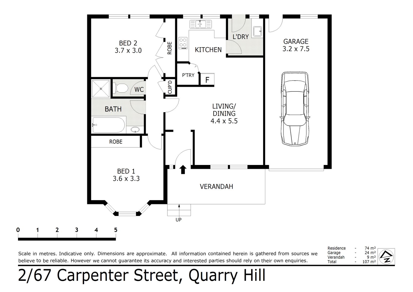 2 67 Carpenter Street Quarry Hill (25 NOV 2020) 98sqm