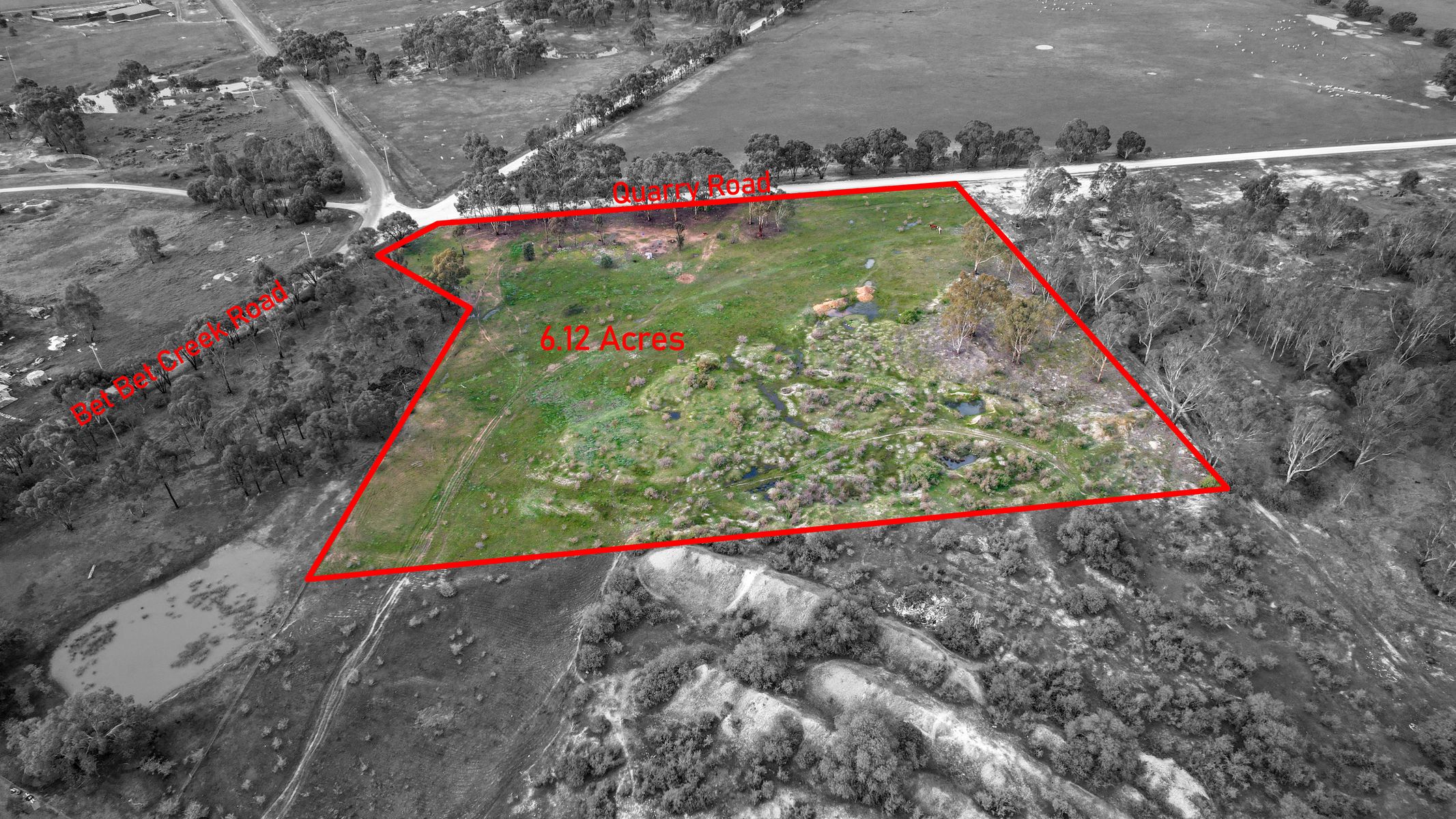 CRN BET BET CREEK ROAD & QUARRY ROAD, Bowenvale VIC 3465, Bowenvale - Image 1