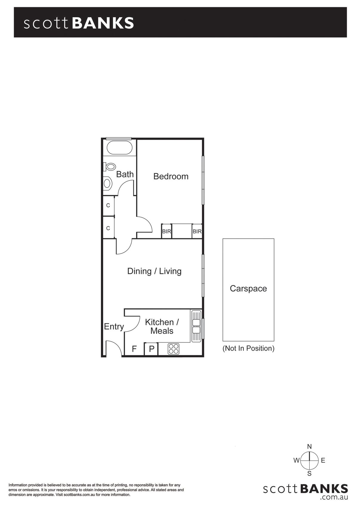 LoRes Floor Plan 25 10 Acland Street St Kilda no measurements