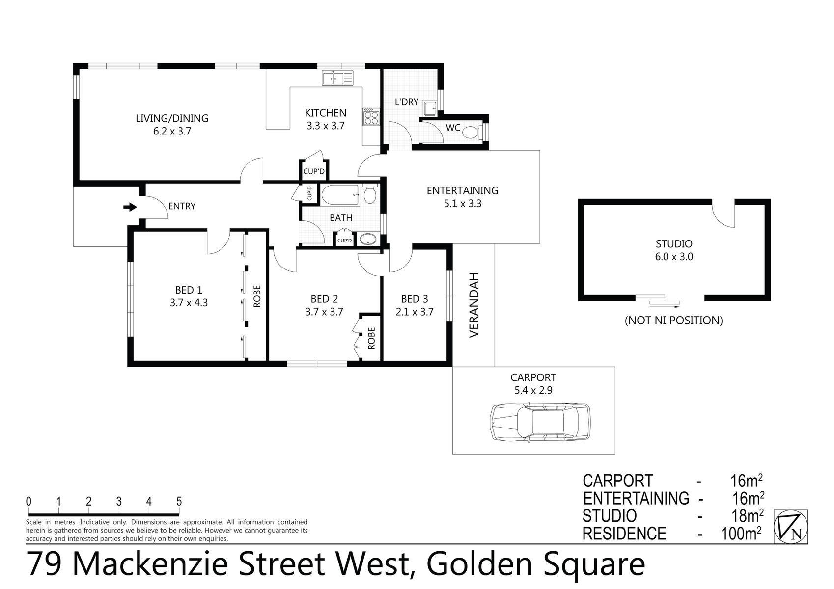 79 Mackenzie Street West, Golden Square (12 JANUARY 2018) 100sqm
