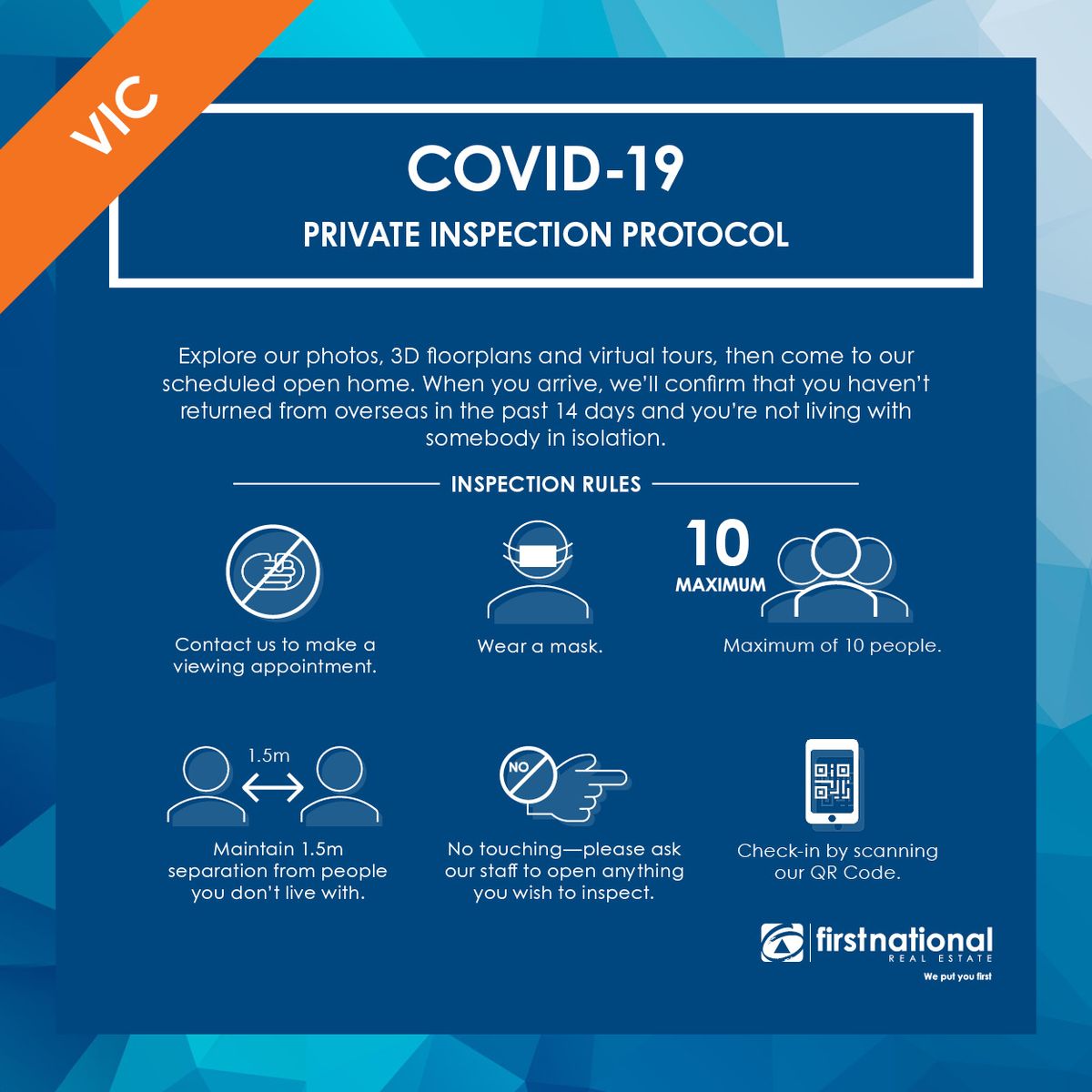 DR4210 COVID VIC Private Inspection Protocol UPDATE 27
