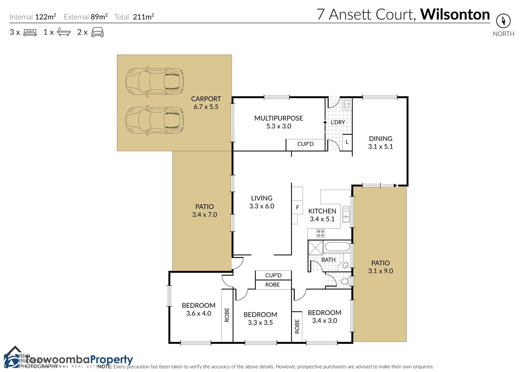 7 Ansett Court, Wilsonton QLD 4350, Wilsonton - Thumbnail 3