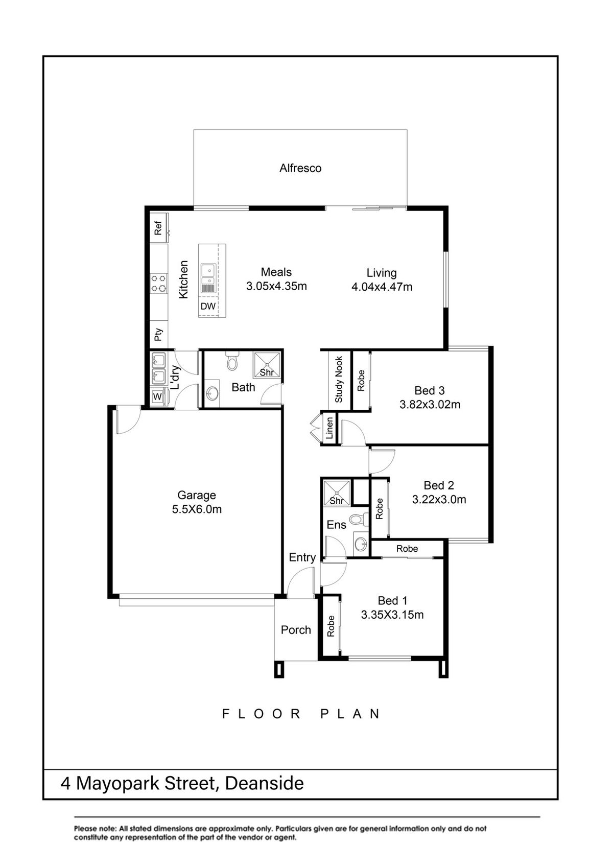 updated floor plan