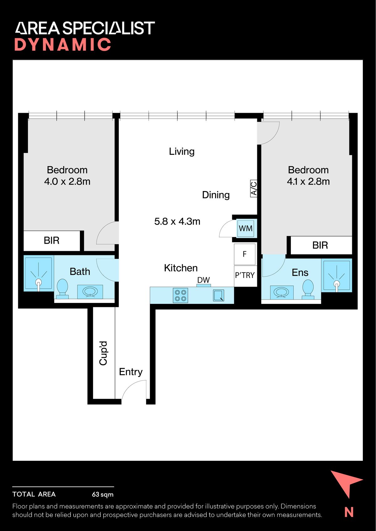Floorplan for 3106/318 Queen Street