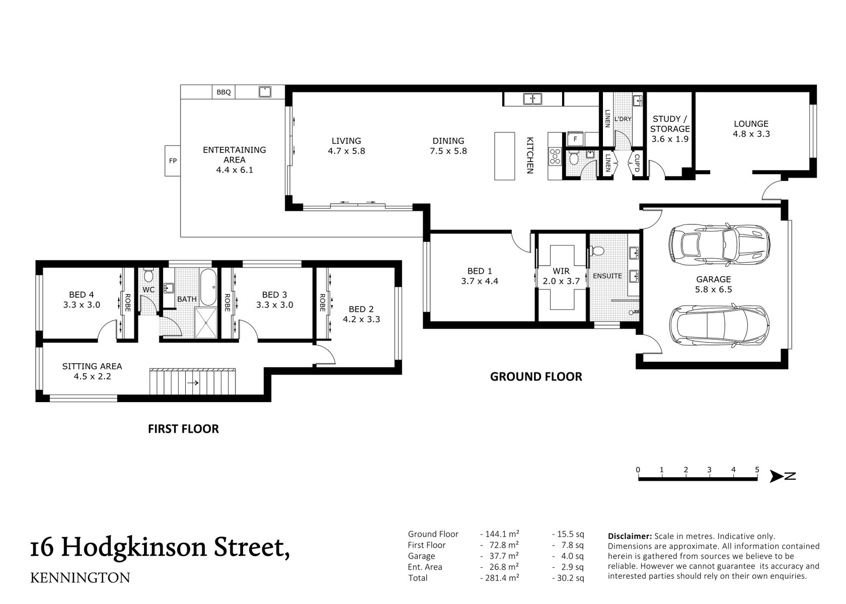 Floorplan 16 Hodgkinson, Kennington