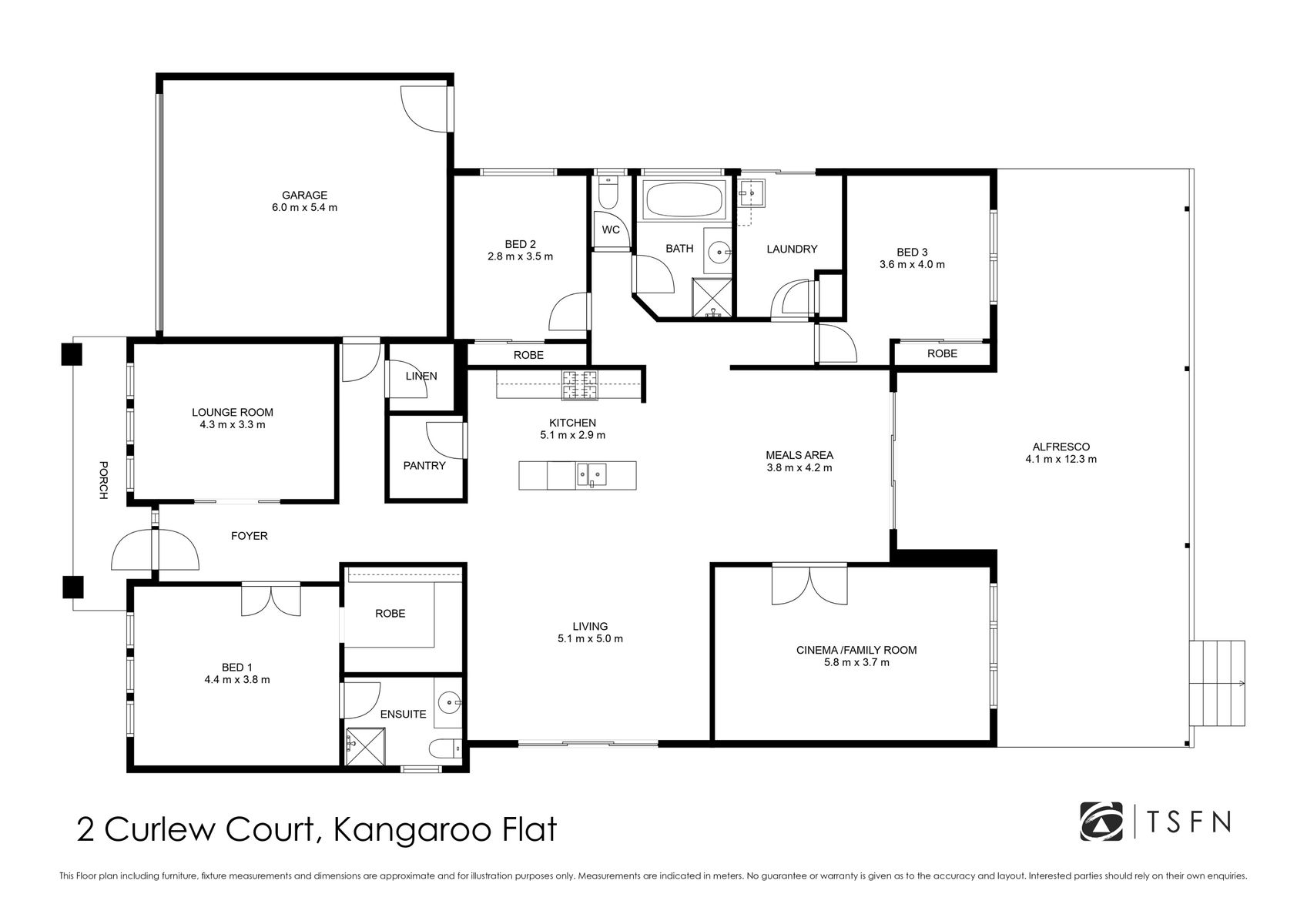2 Curlew Court Floor Plan