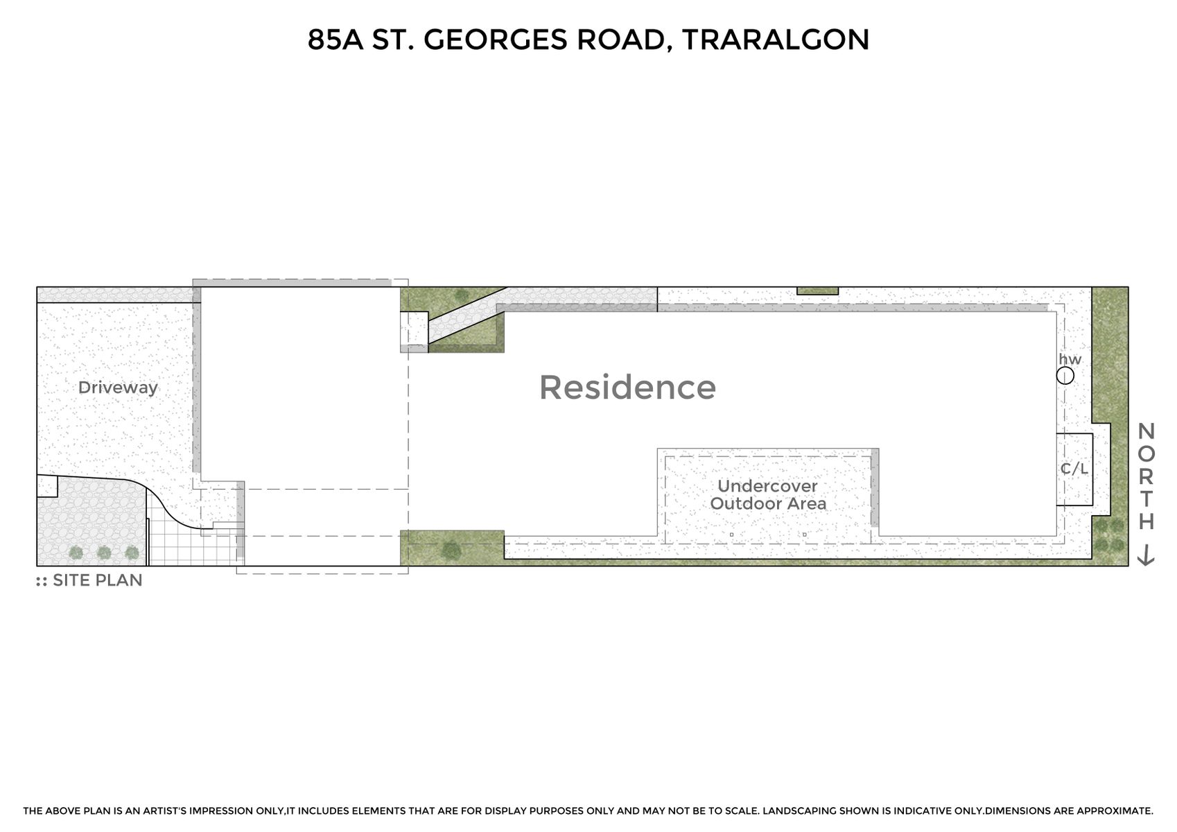 03 PRINT   85A St Georges Rd, Traralgon   Siteplan