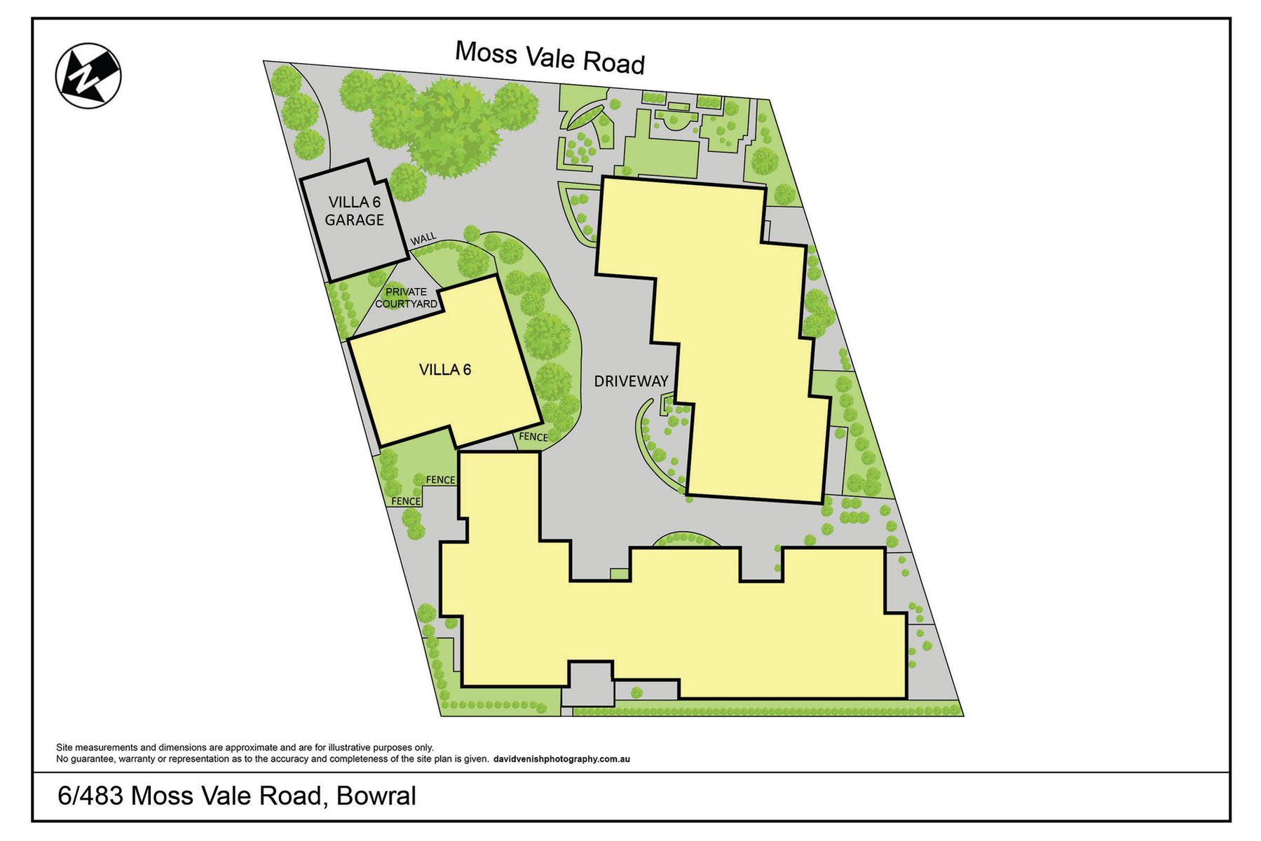 revised Unit 6, 483 Moss Vale Rd, Bowral   Site Plan