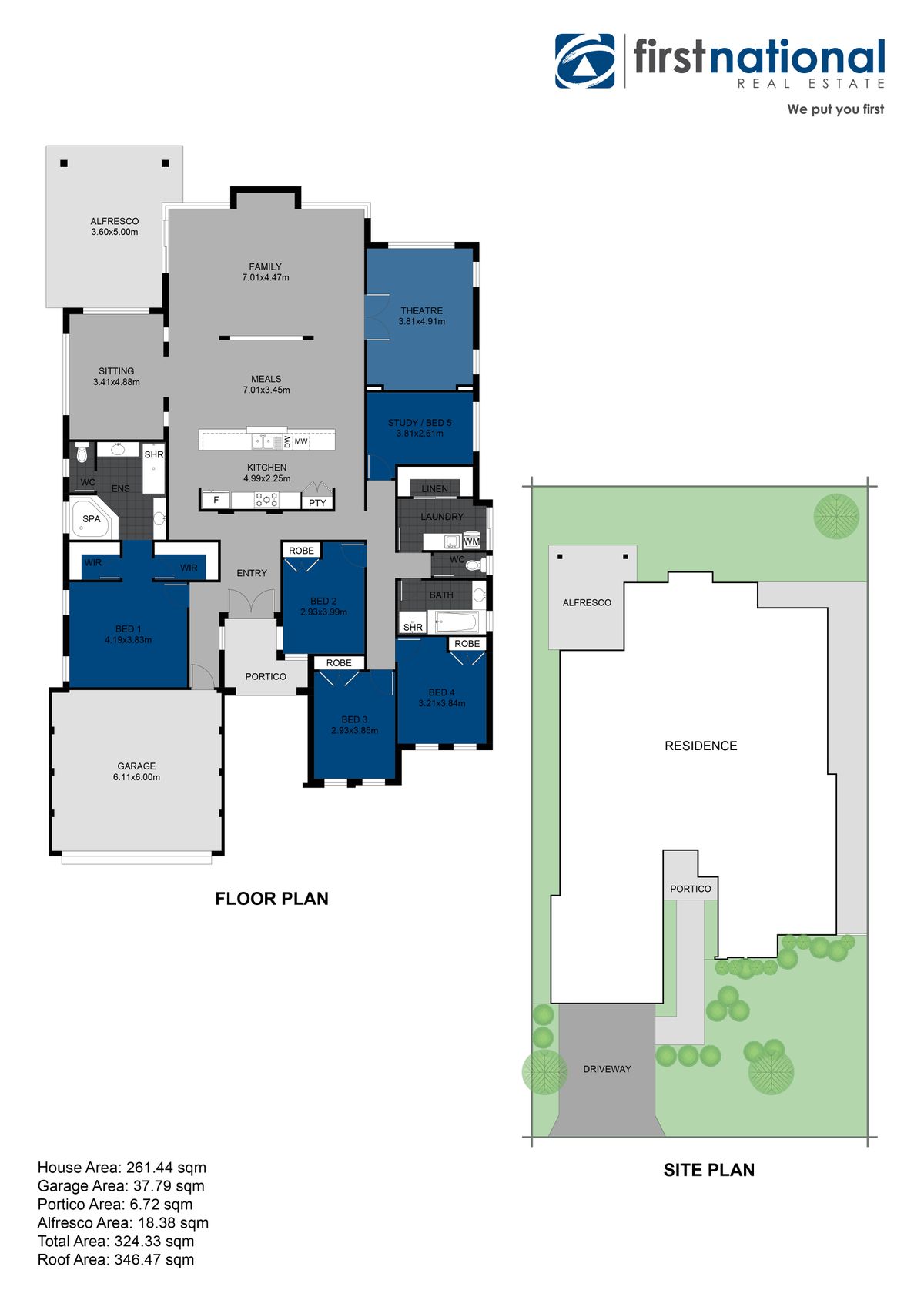 Floor and site Plans 1
