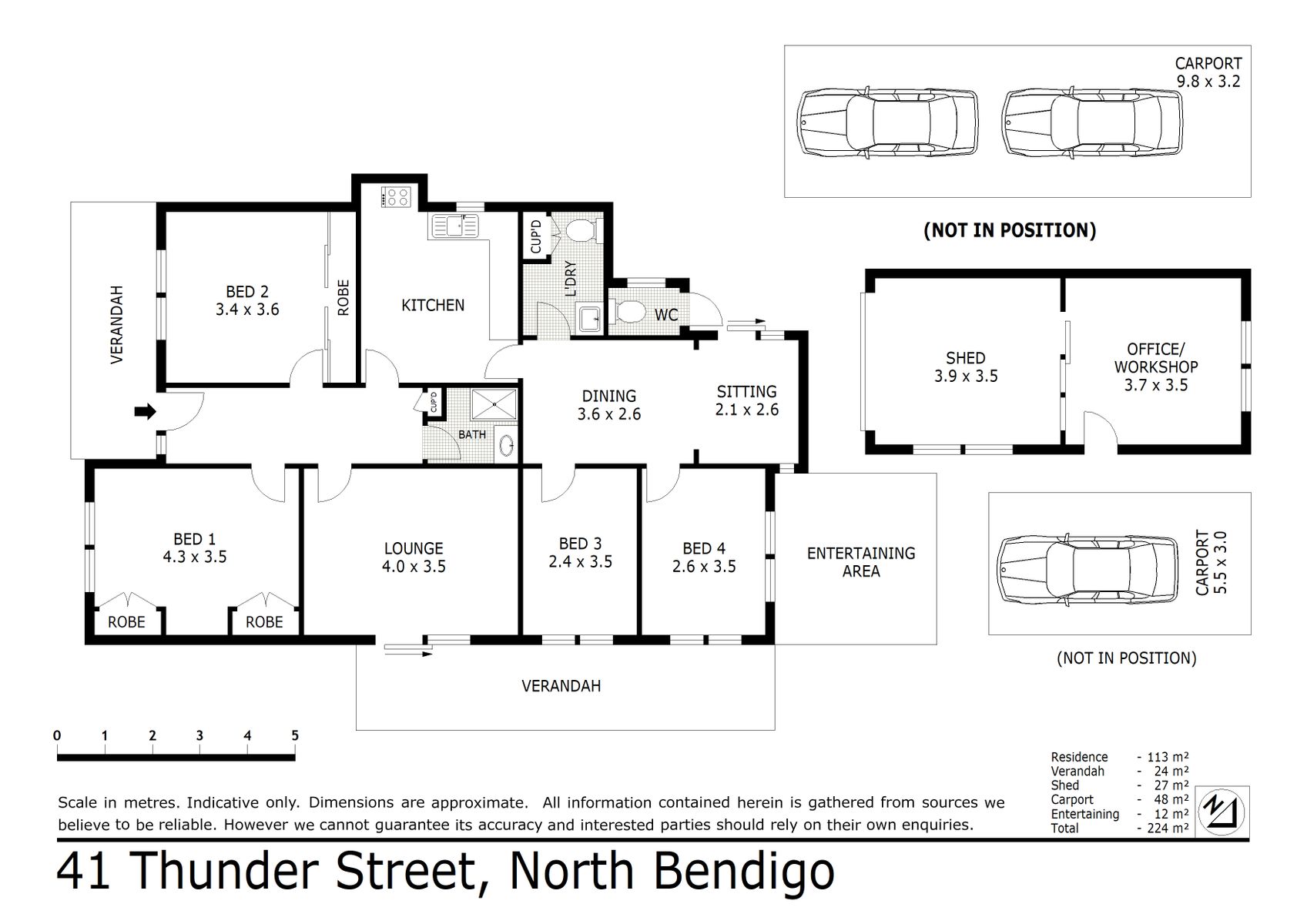 41 Thunder Street North Bendigo (30 MAR 2021) 113sqm