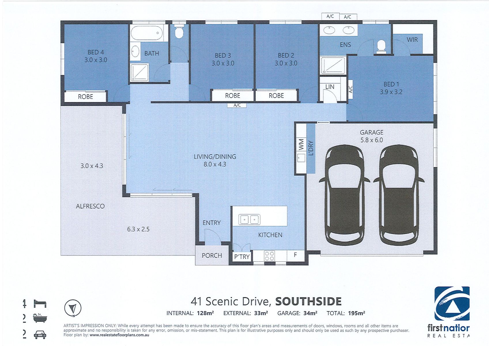 Floor Plan    41 Scenic Dr Southside
