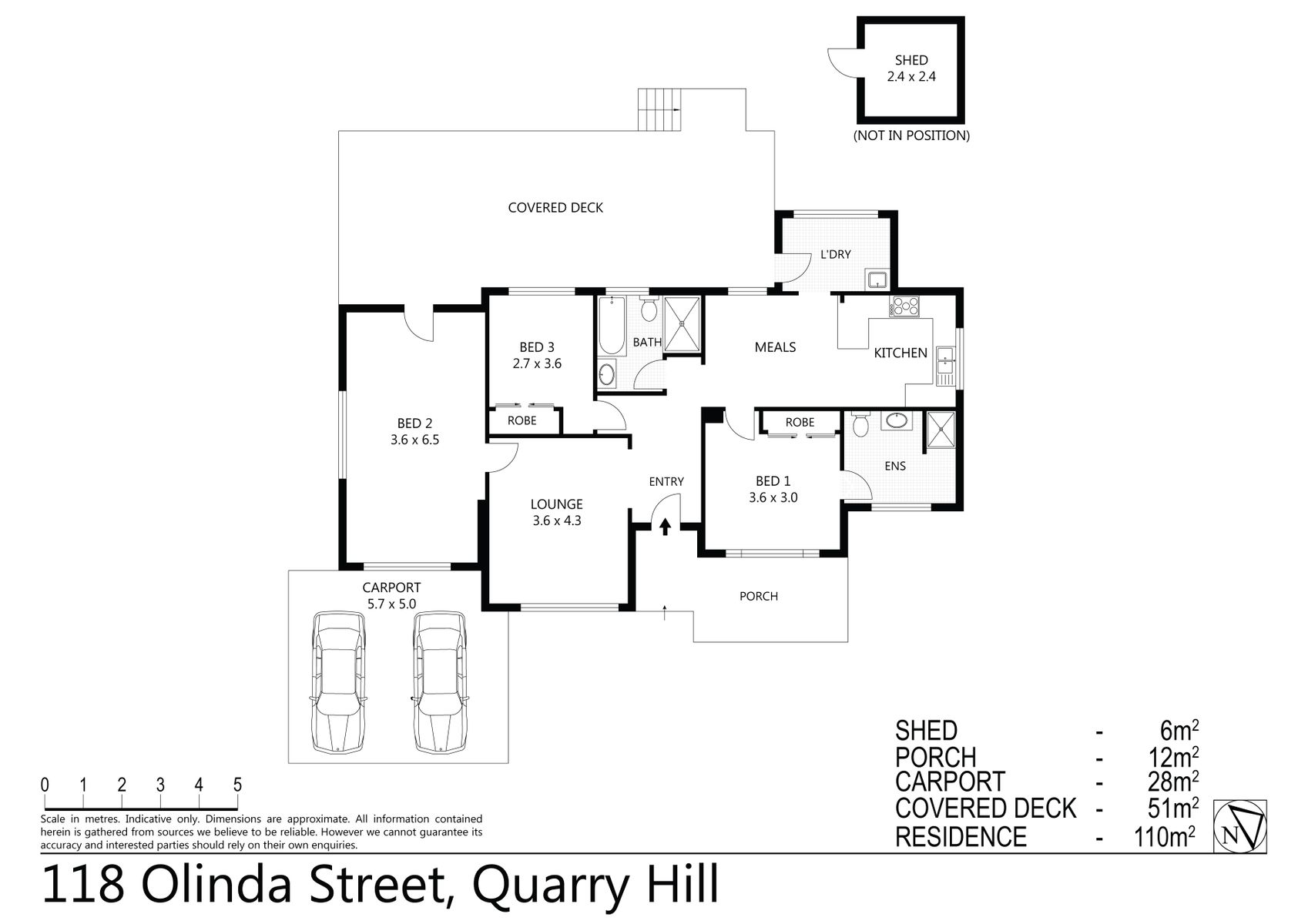 118 Olinda Street, Quarry Hill (05 DECEMBER 2017) 110sqm