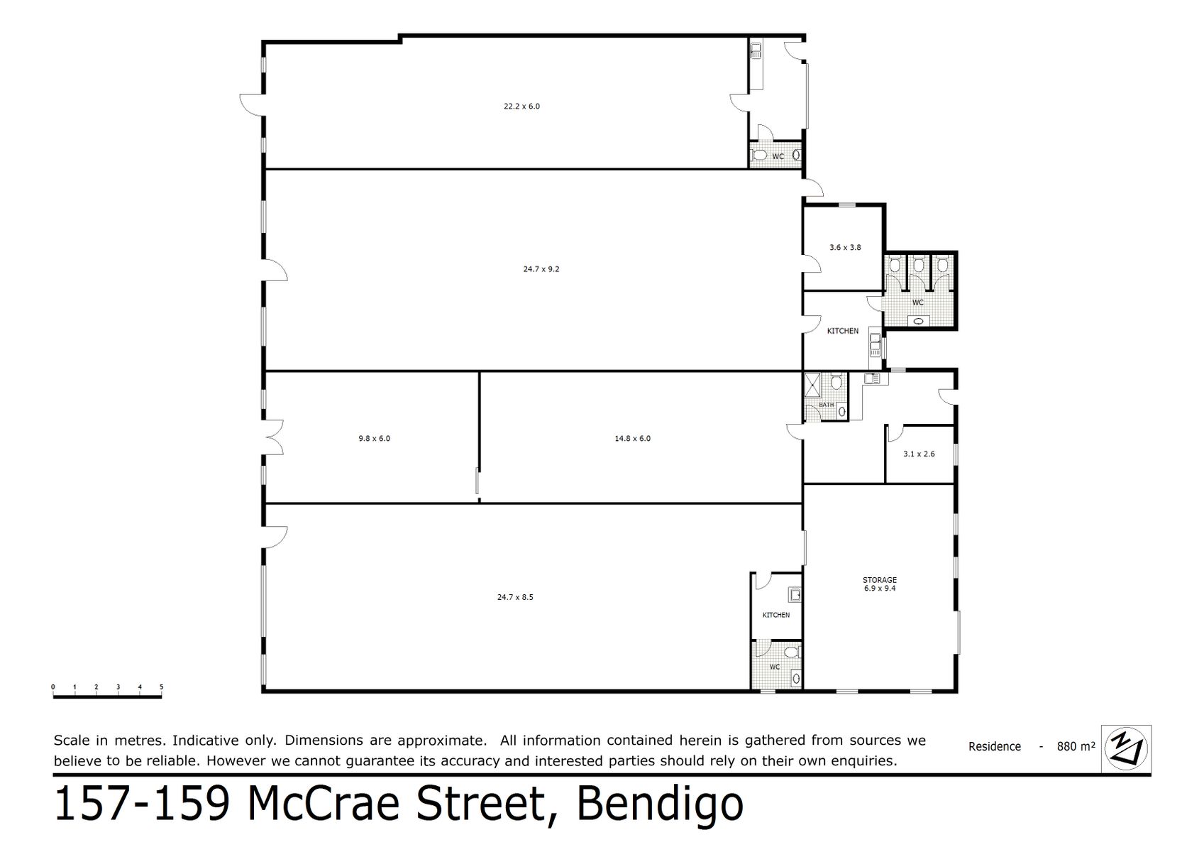 157 159 McCrae Street Bendigo (12 APR 2023) 880sqm