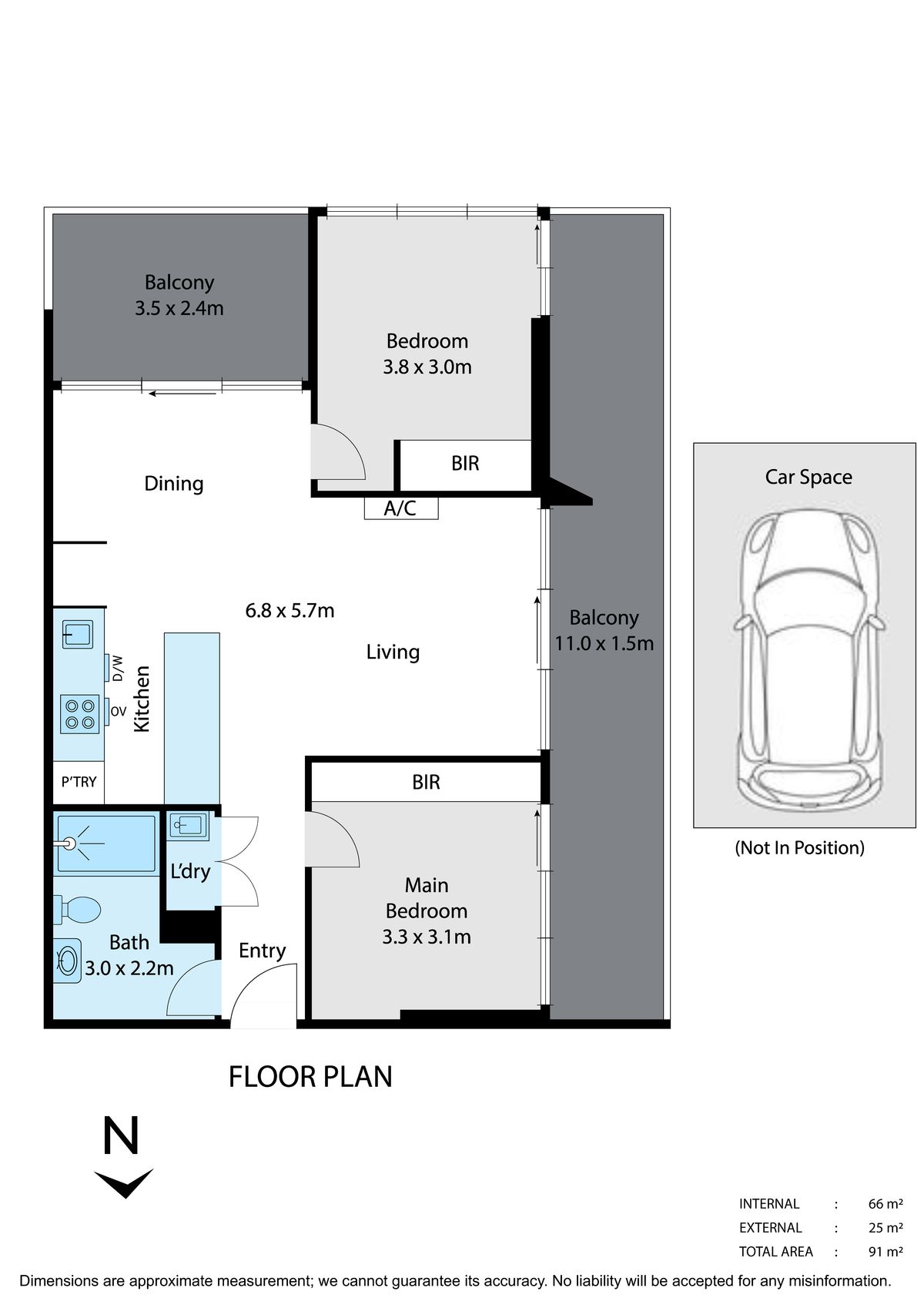 Floorplan for 313/42C Nelson Street