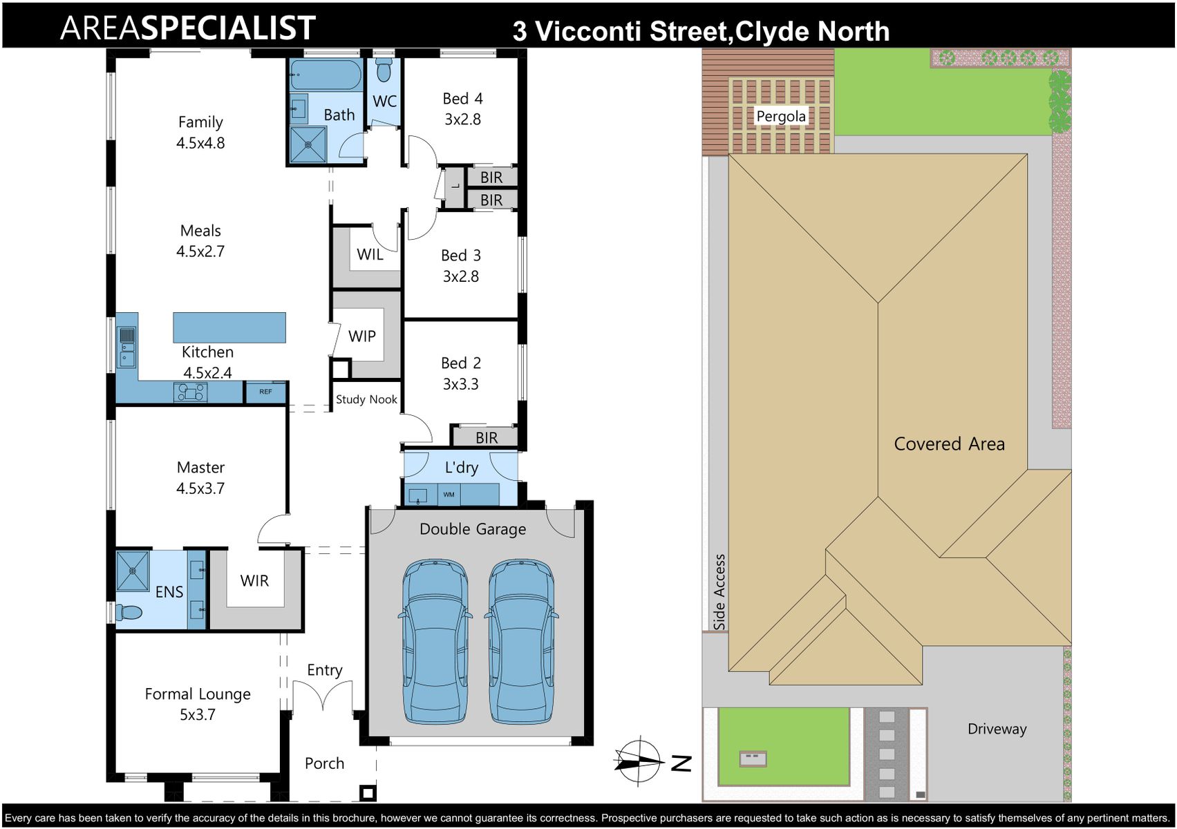 3 Vicconti Street,Clyde North Plan