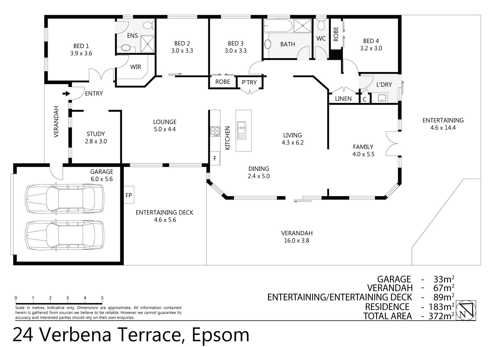 24 Verbena Terrace, Epsom (29 APRIL 2019) 183sqm