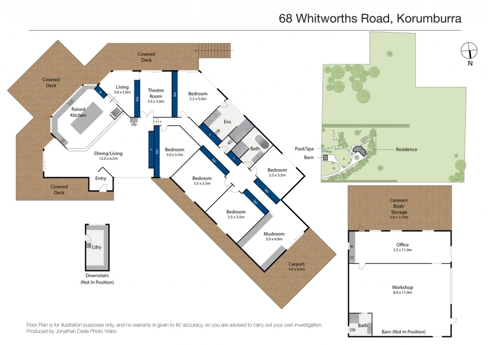 websize 68 Whitworths Road  Korumburra floorplan