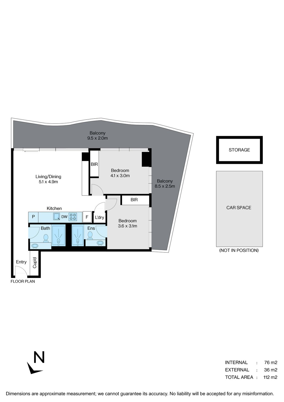 Floorplan for 310/5 Wominjeka Walk