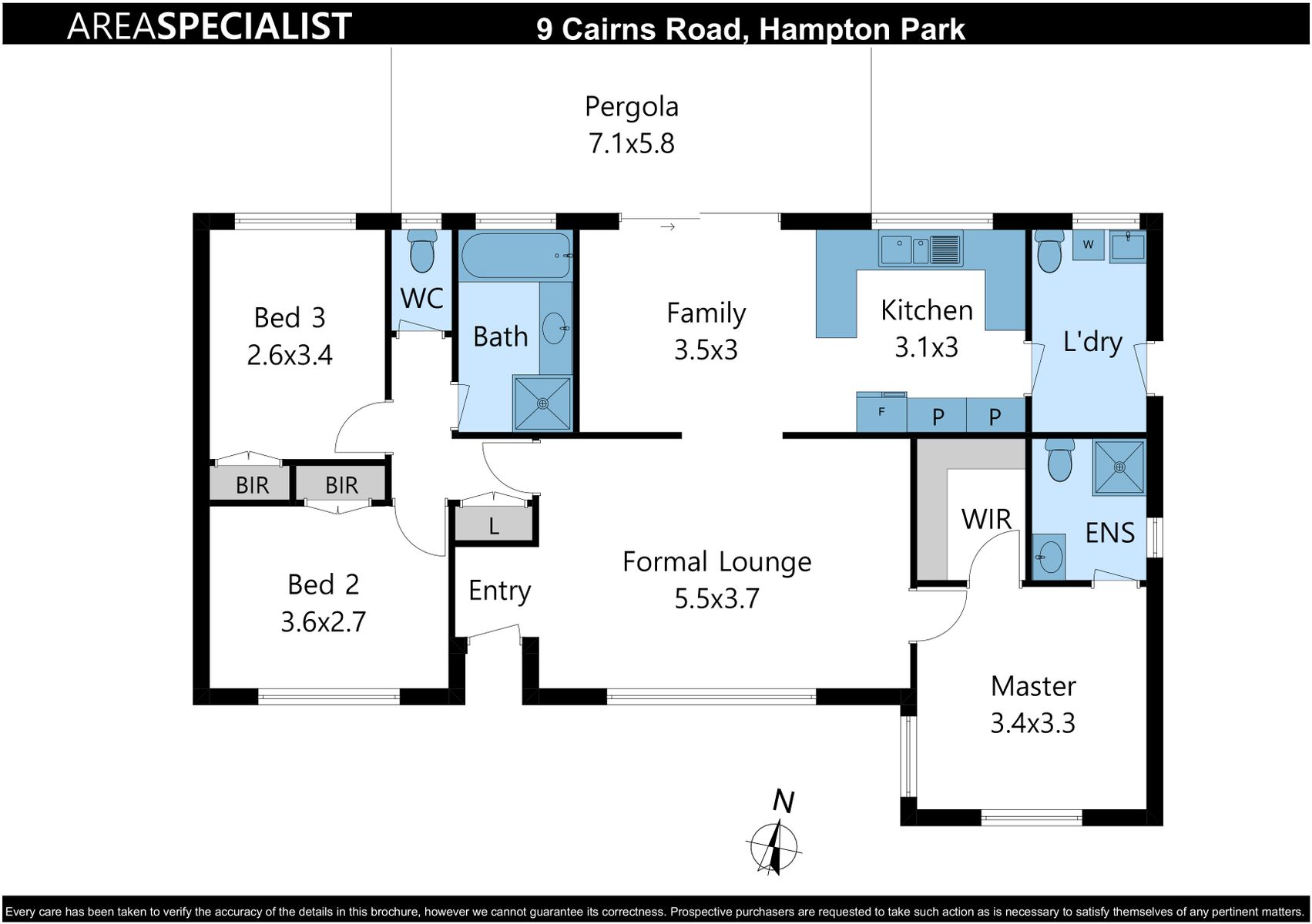 9 Cairns Road, Hampton Park Plan 1