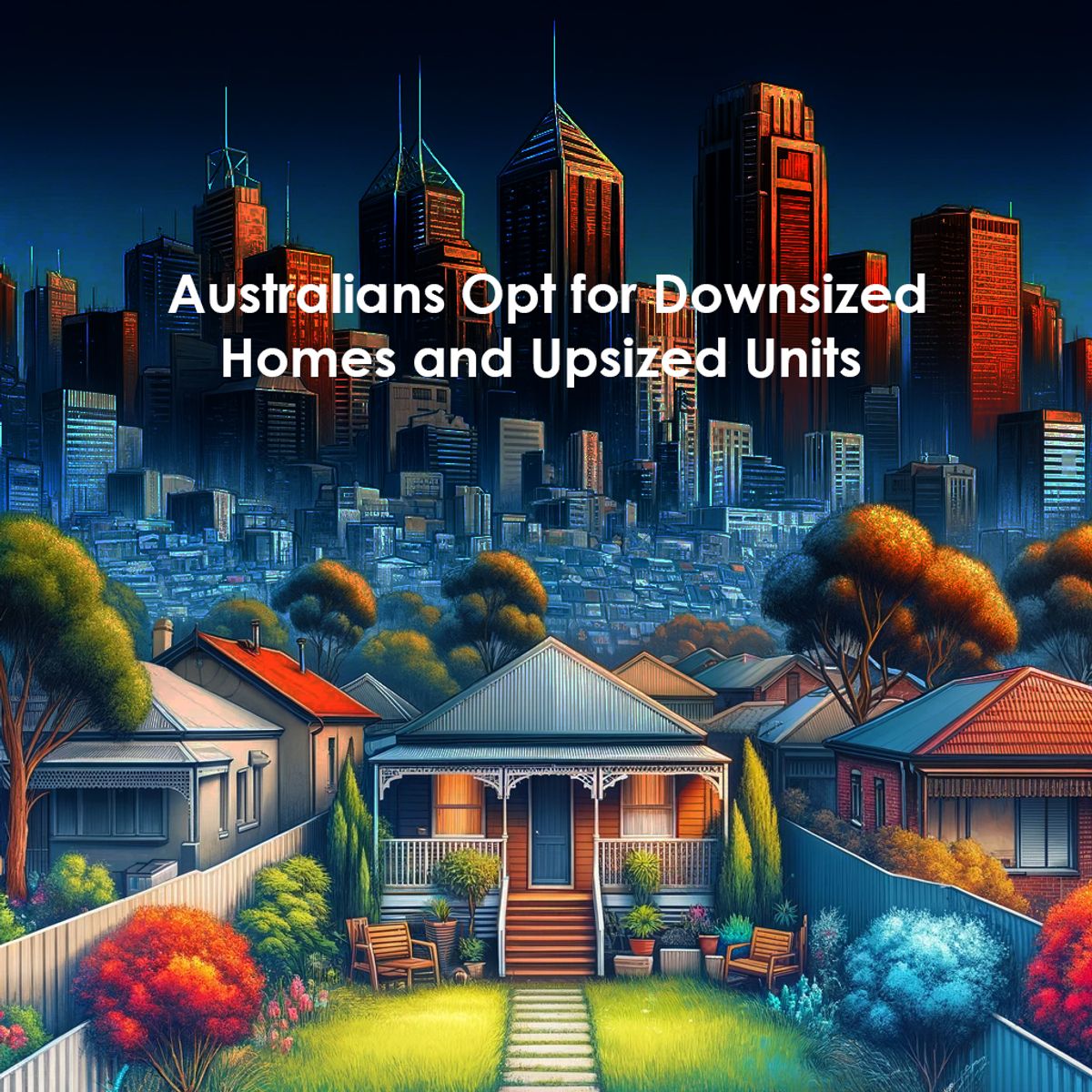 Australians Opt for Downsized Homes and Upsized Units
