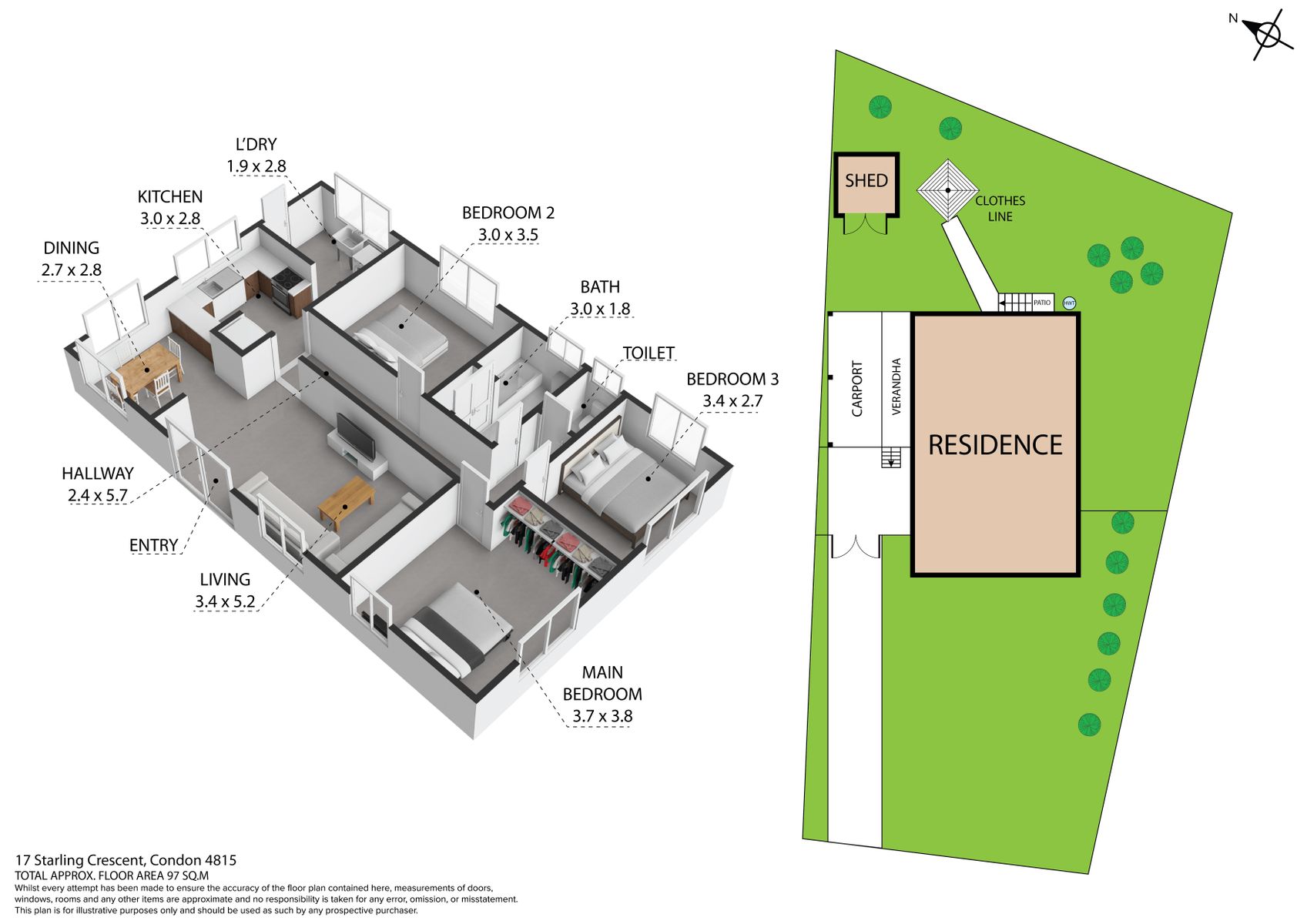 2 17 starling crescent condon 4815 3d