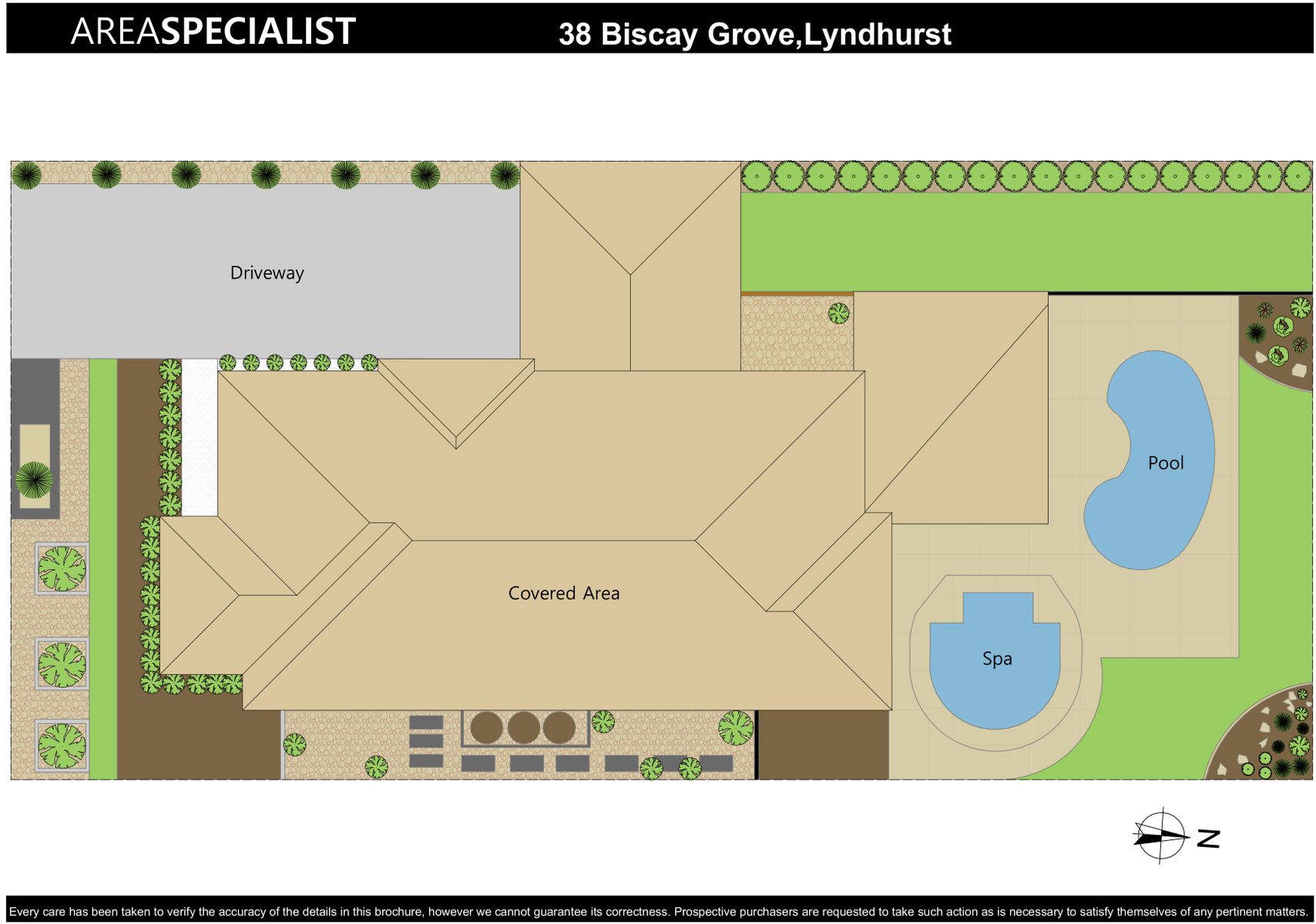 38 Biscay Grove Lyndhurst Site Plan