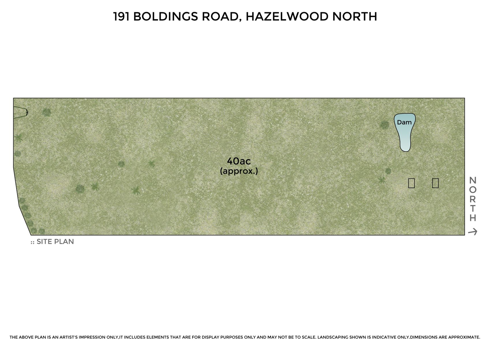 2 PRINT   191 Boldings Rd, Hazelwood North   Siteplan