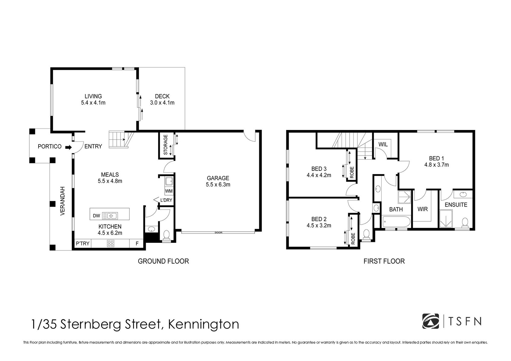 1 35 Sternberg Street Floor Plan