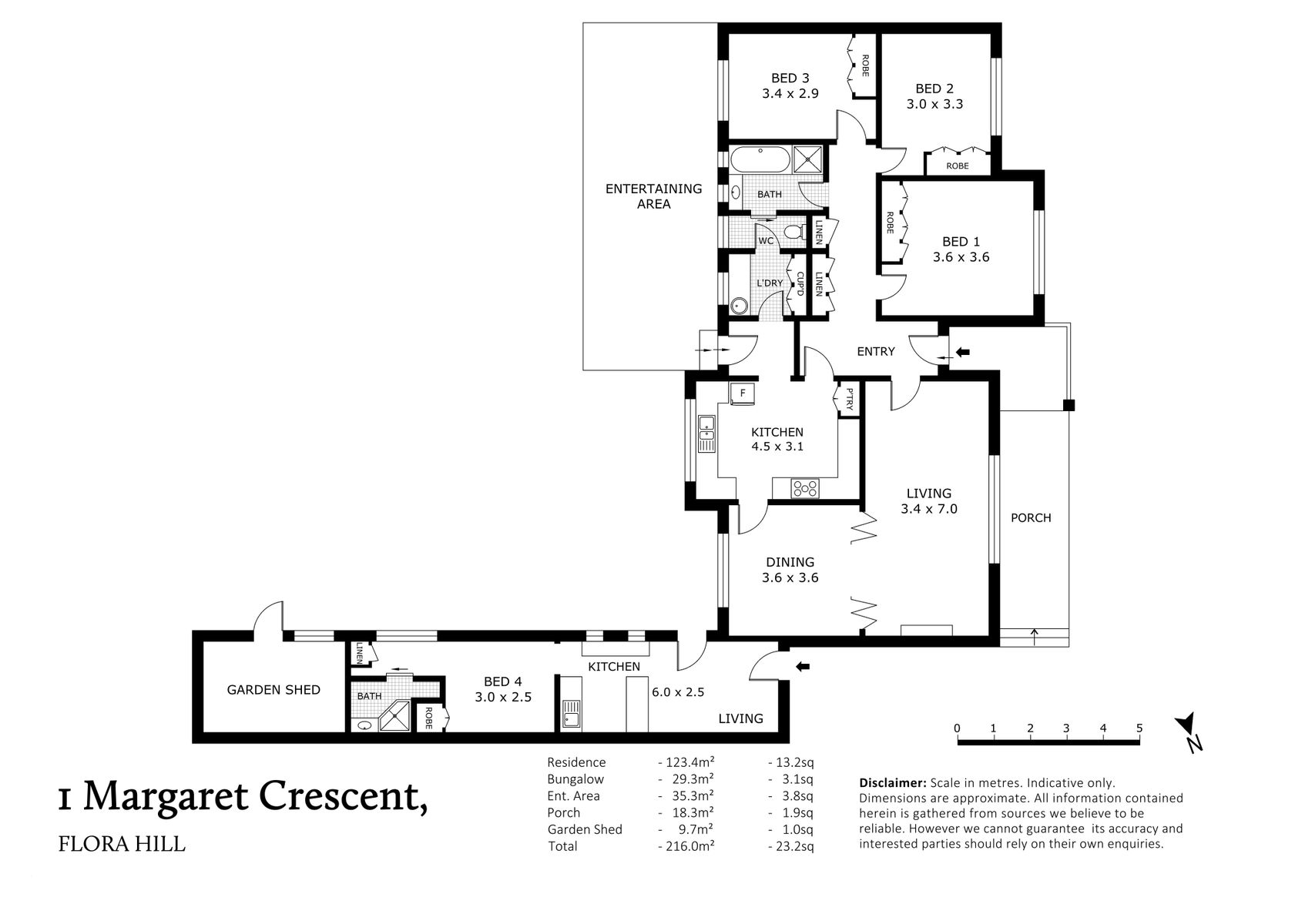 Floor Plan   1 Margaret Crescent Flora Hill Highres