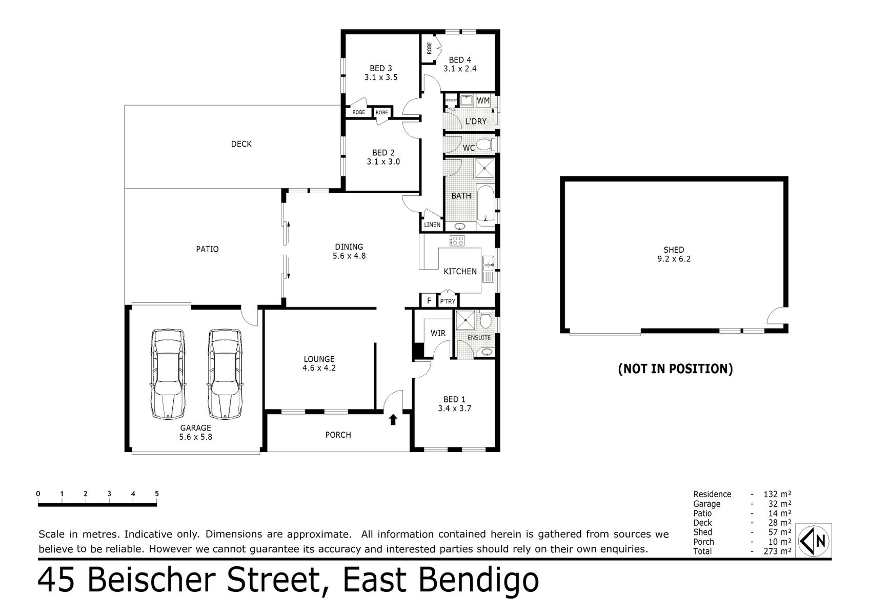 45 Beischer Street East Bendigo (27 NOV 2020) 164sqm