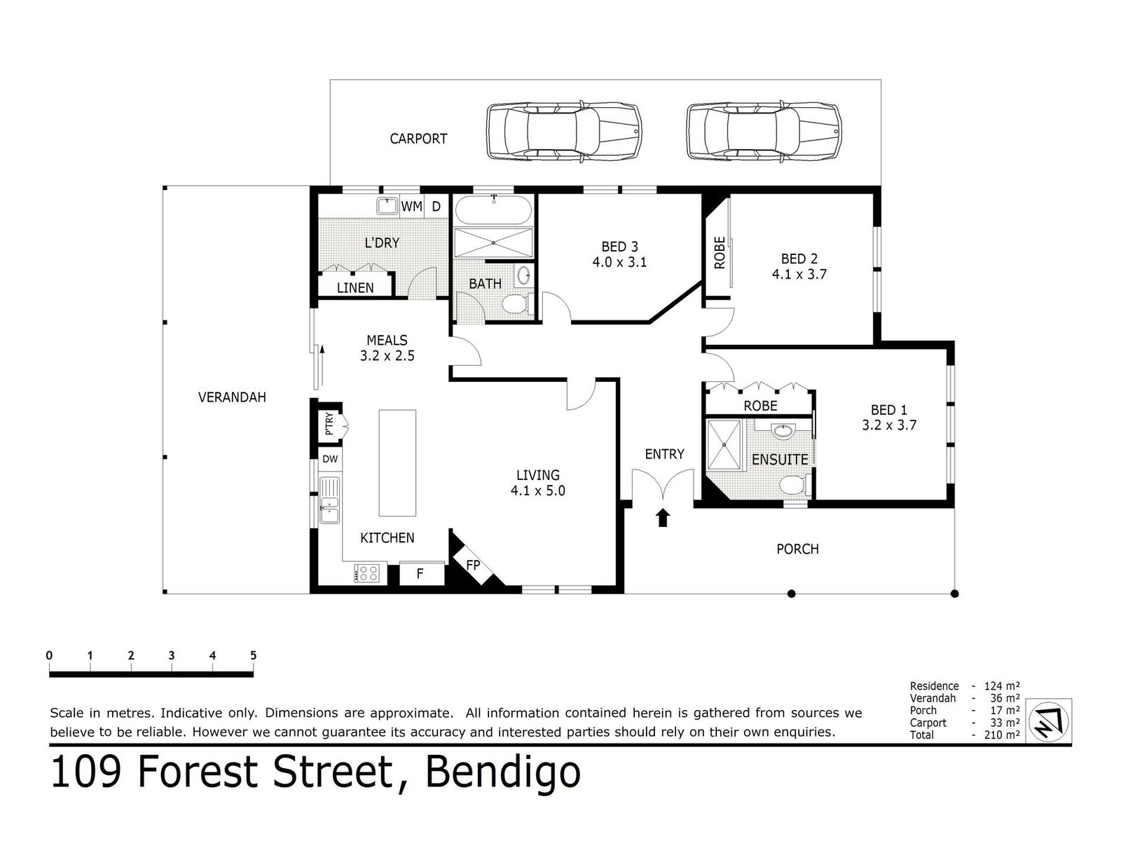 Floorplan   109 Forest Street, Bendigo