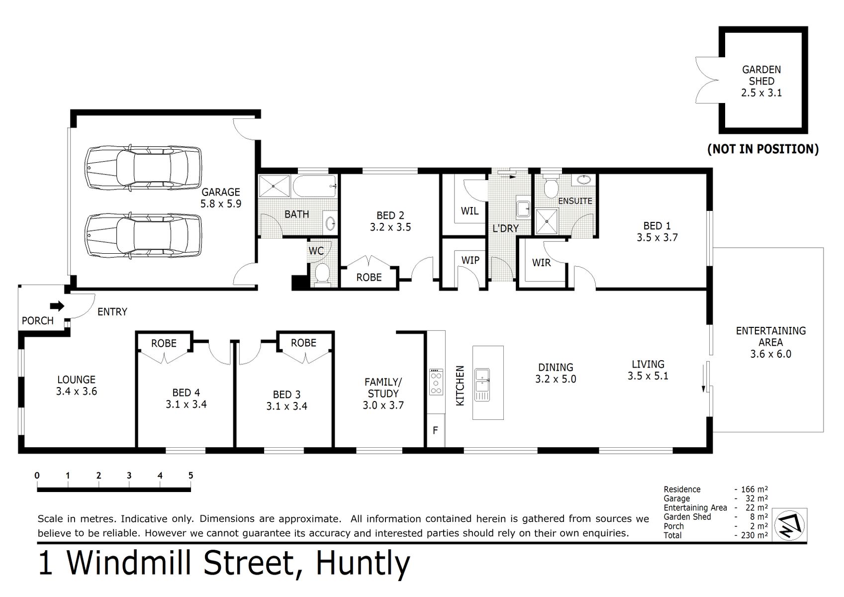 Floor Plan   1 Windmill Street, Huntly