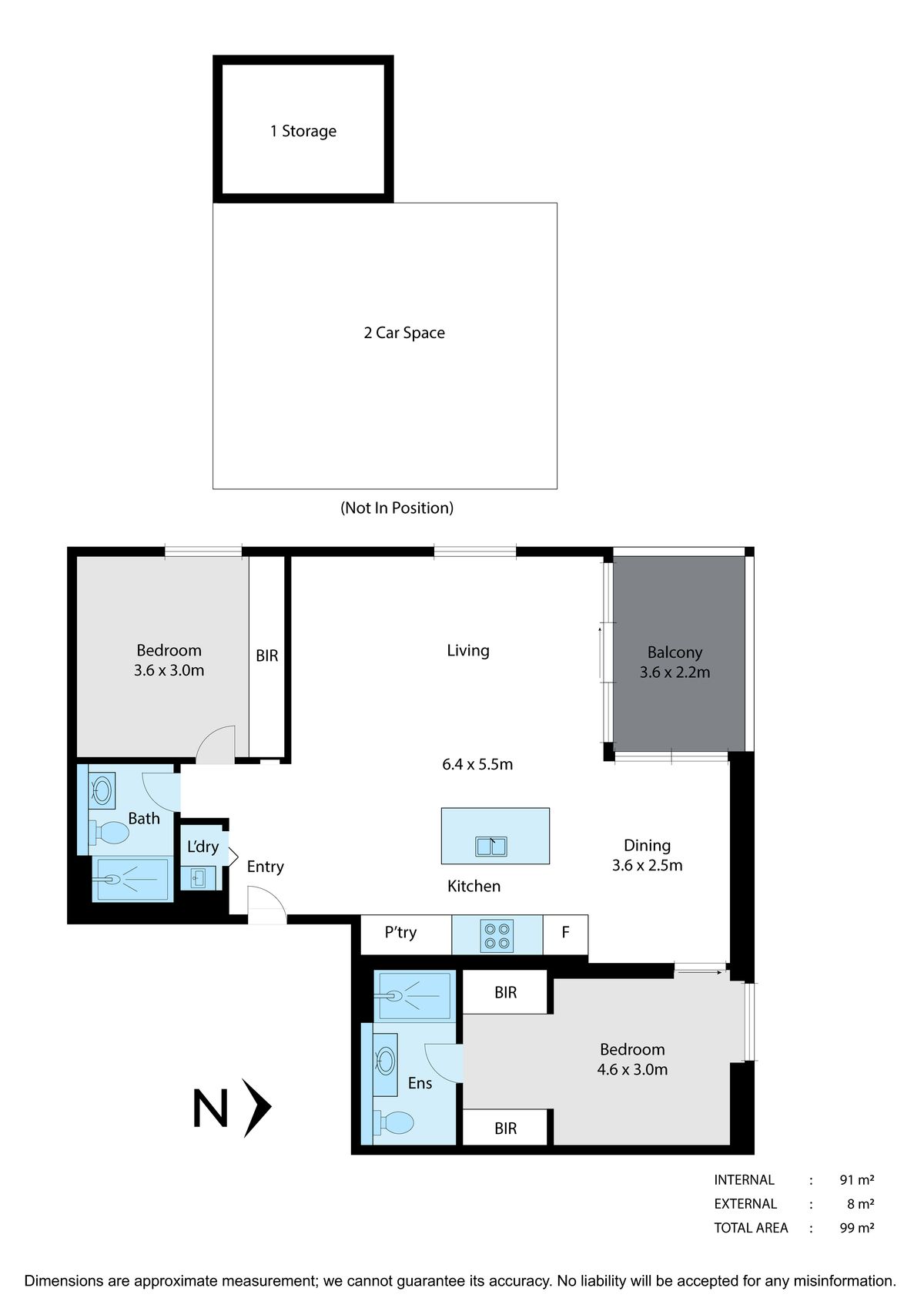 Floorplan for 402/3 Evergreen Mews