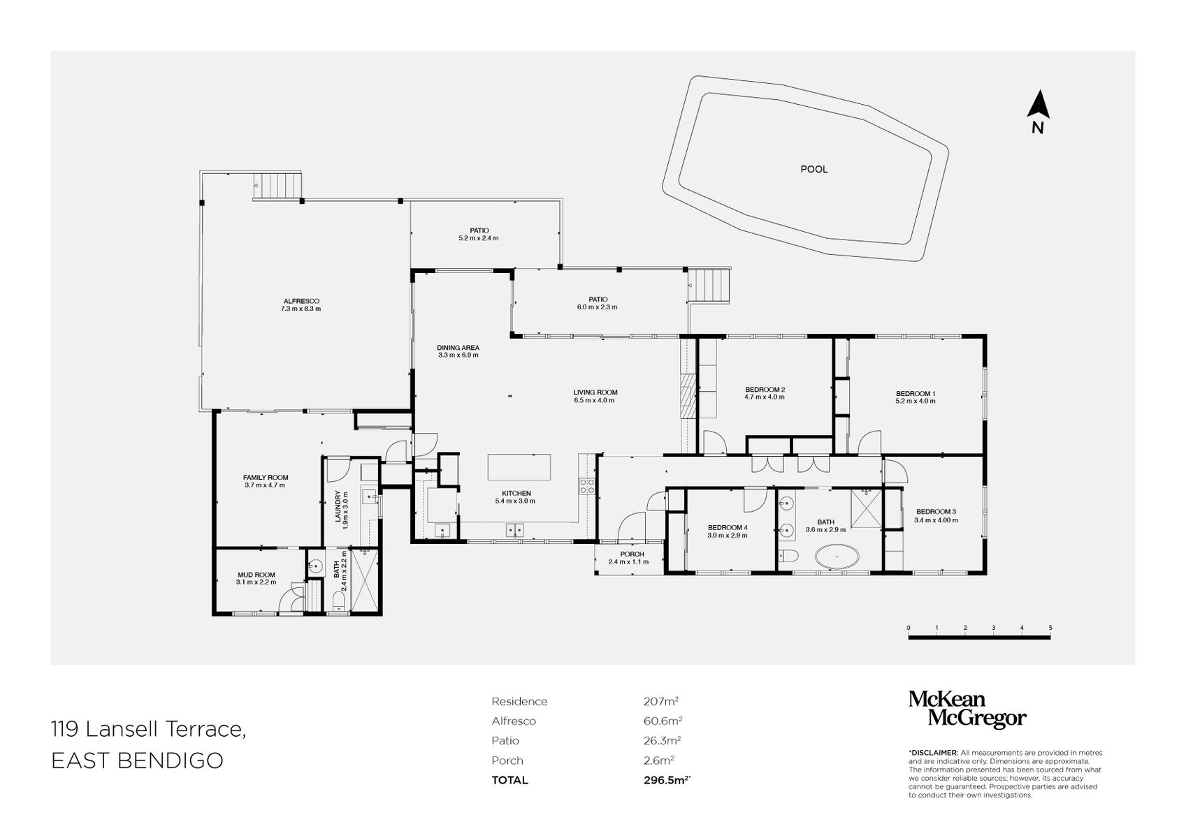 119 Lansell Terrace, East Bendigo   Floor Plan