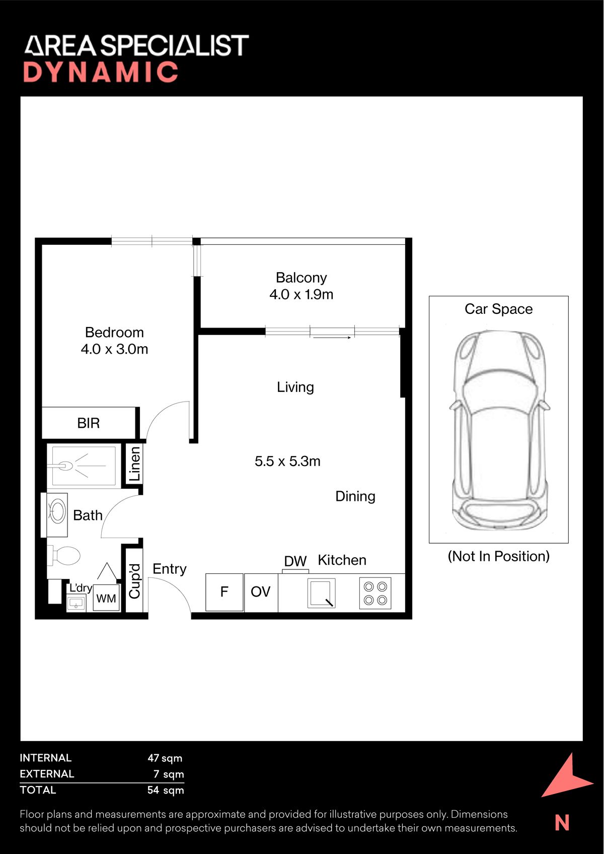 Floorplan for 2E/9 Waterside Place