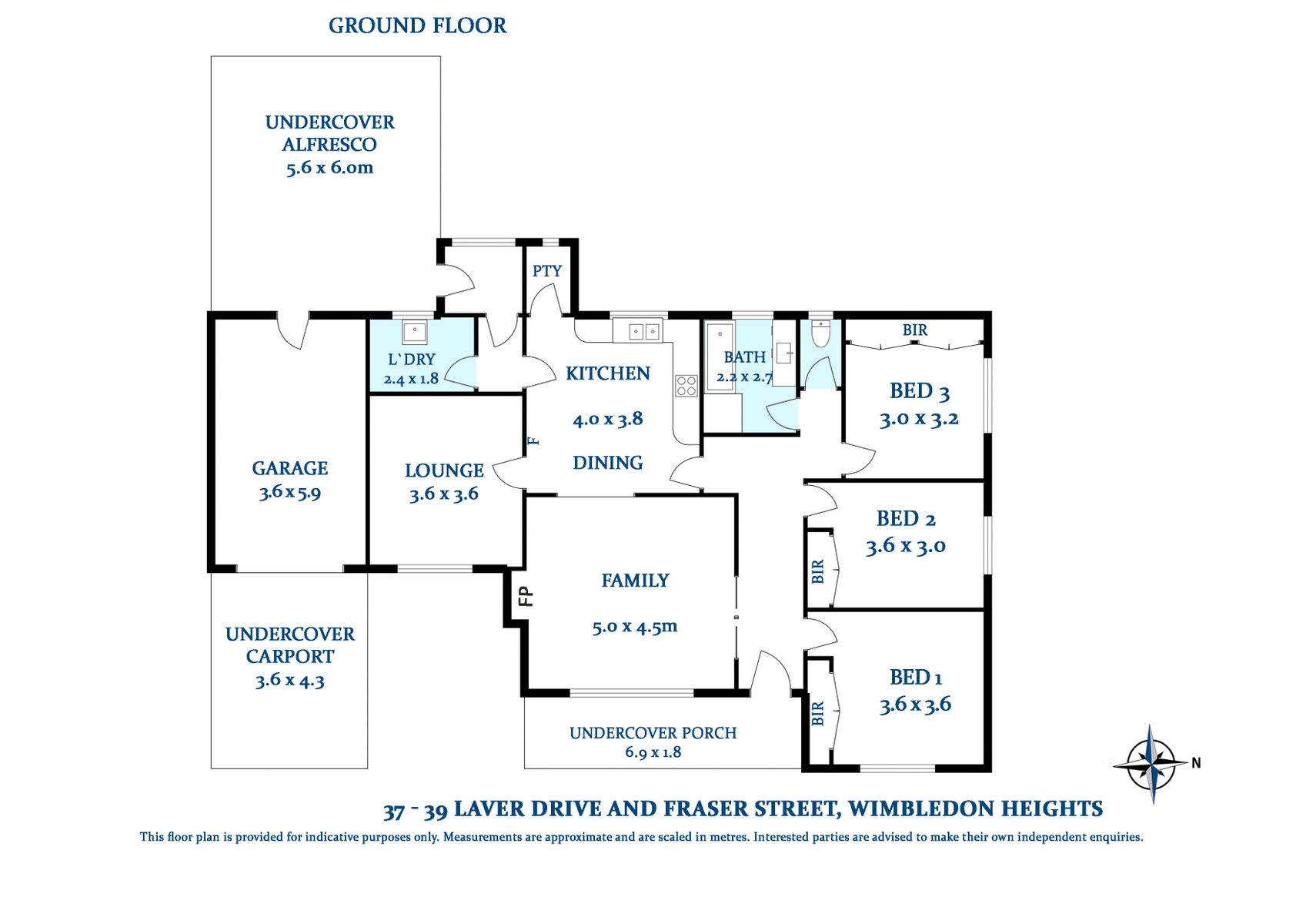 Floor Plan 37 39 Laver Dve and Fraser St, Wimbledon Heights
