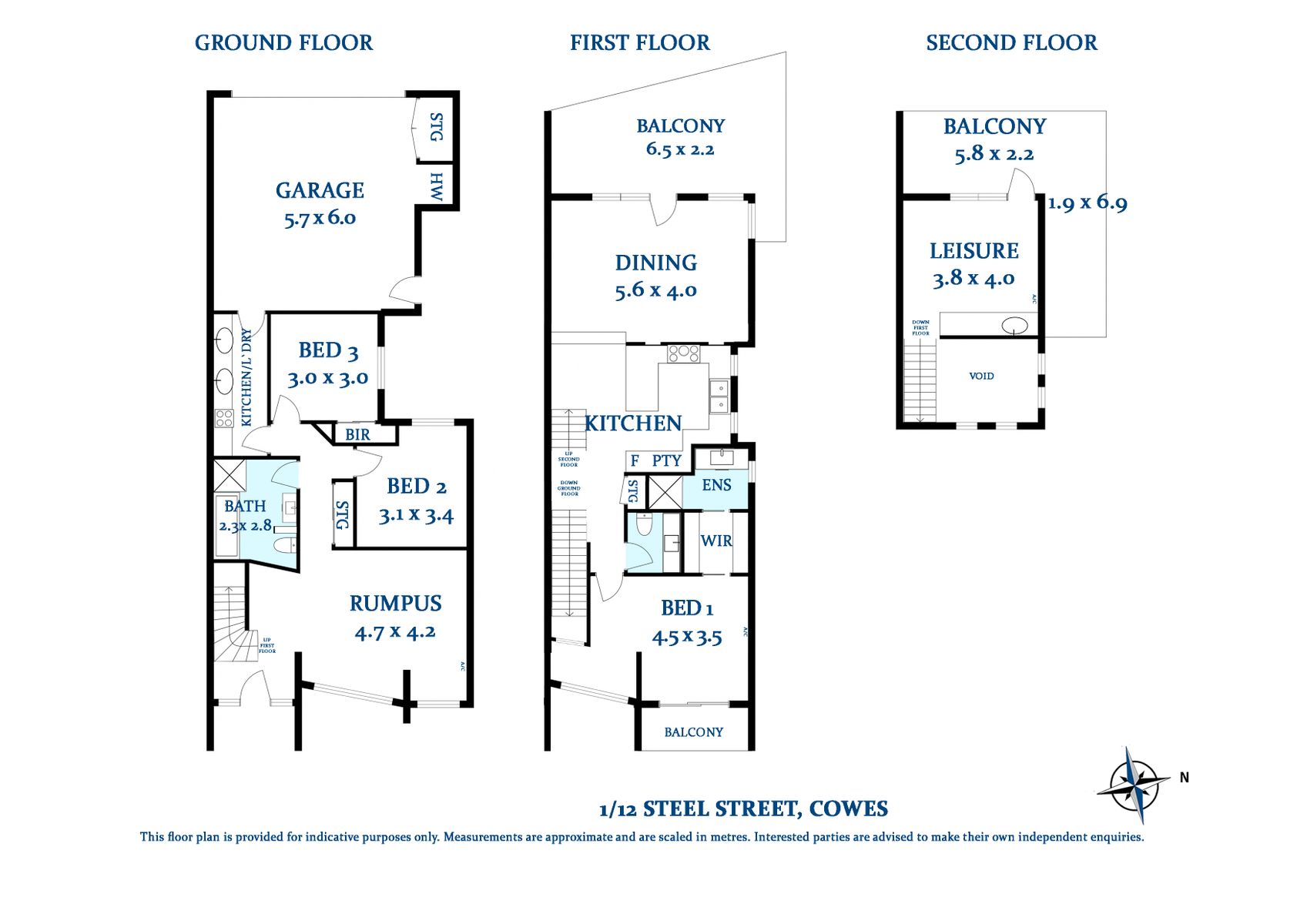 Floor Plan 1 of 12 Steel Street, Cowes