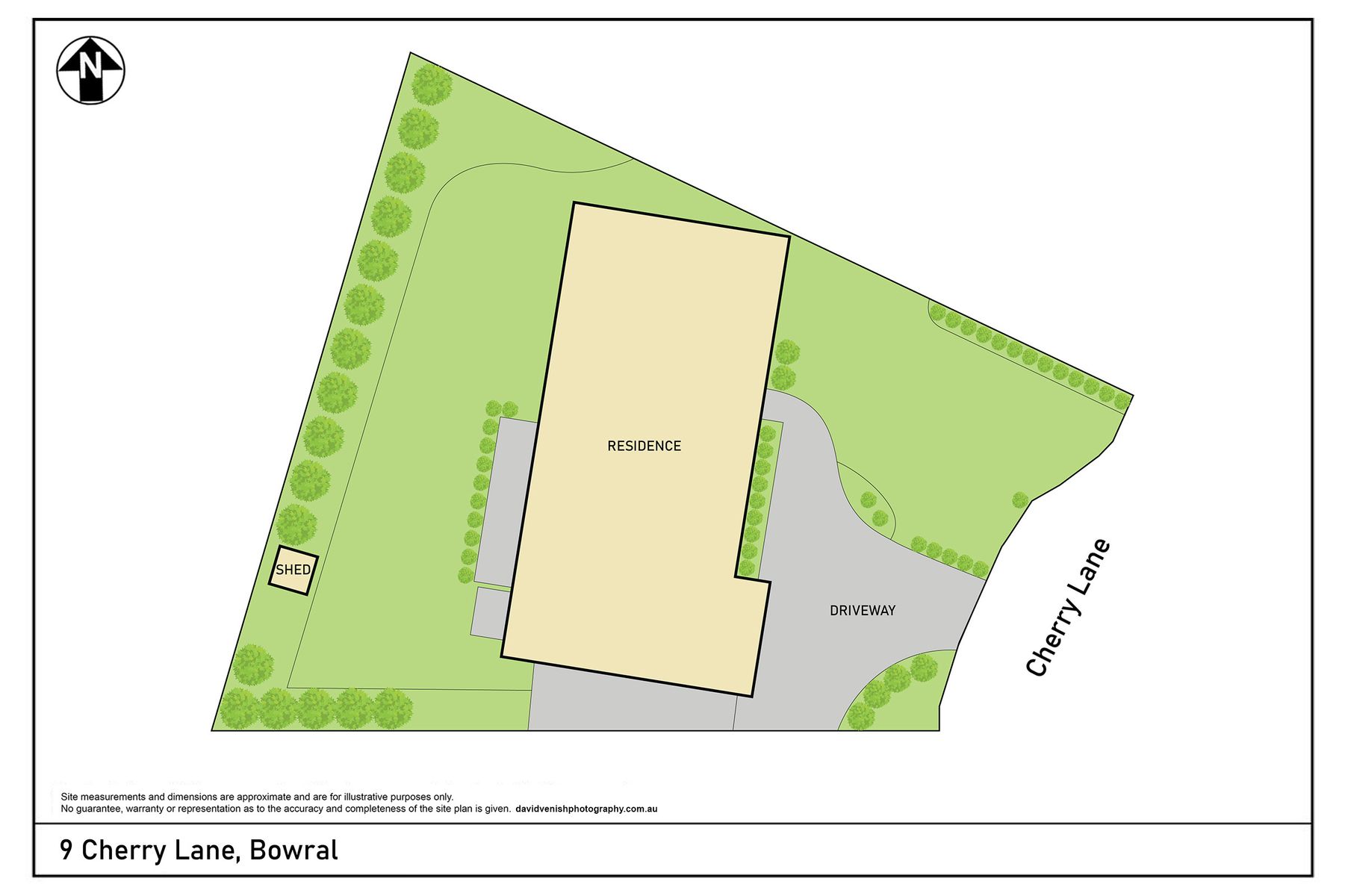 9 Cherry Lane, Bowral   Site Plan