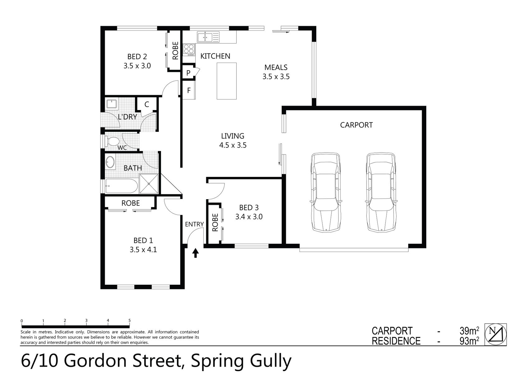 6 10 Gordon Street, Spring Gully (05 September 2018) 93 sqm