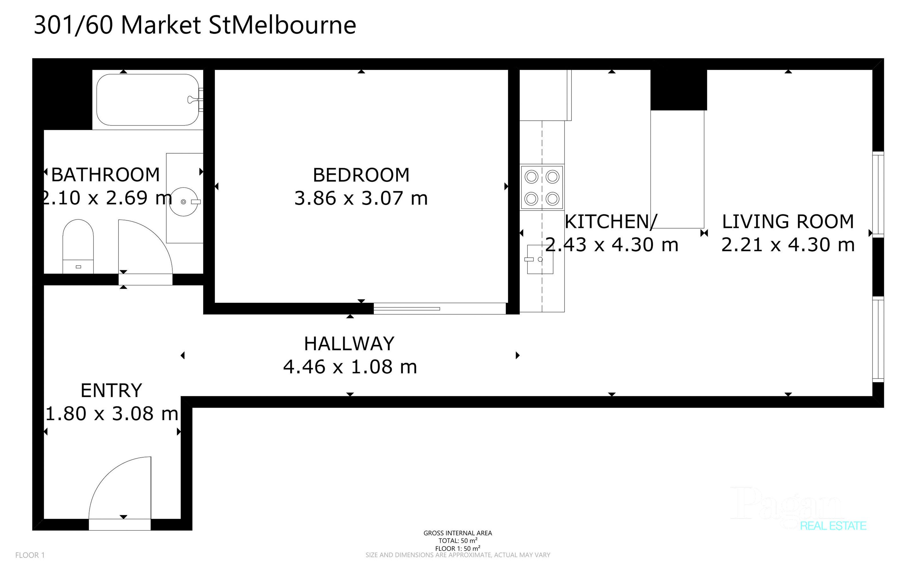 301/60 Market Street, Melbourne - Thumbnail 2
