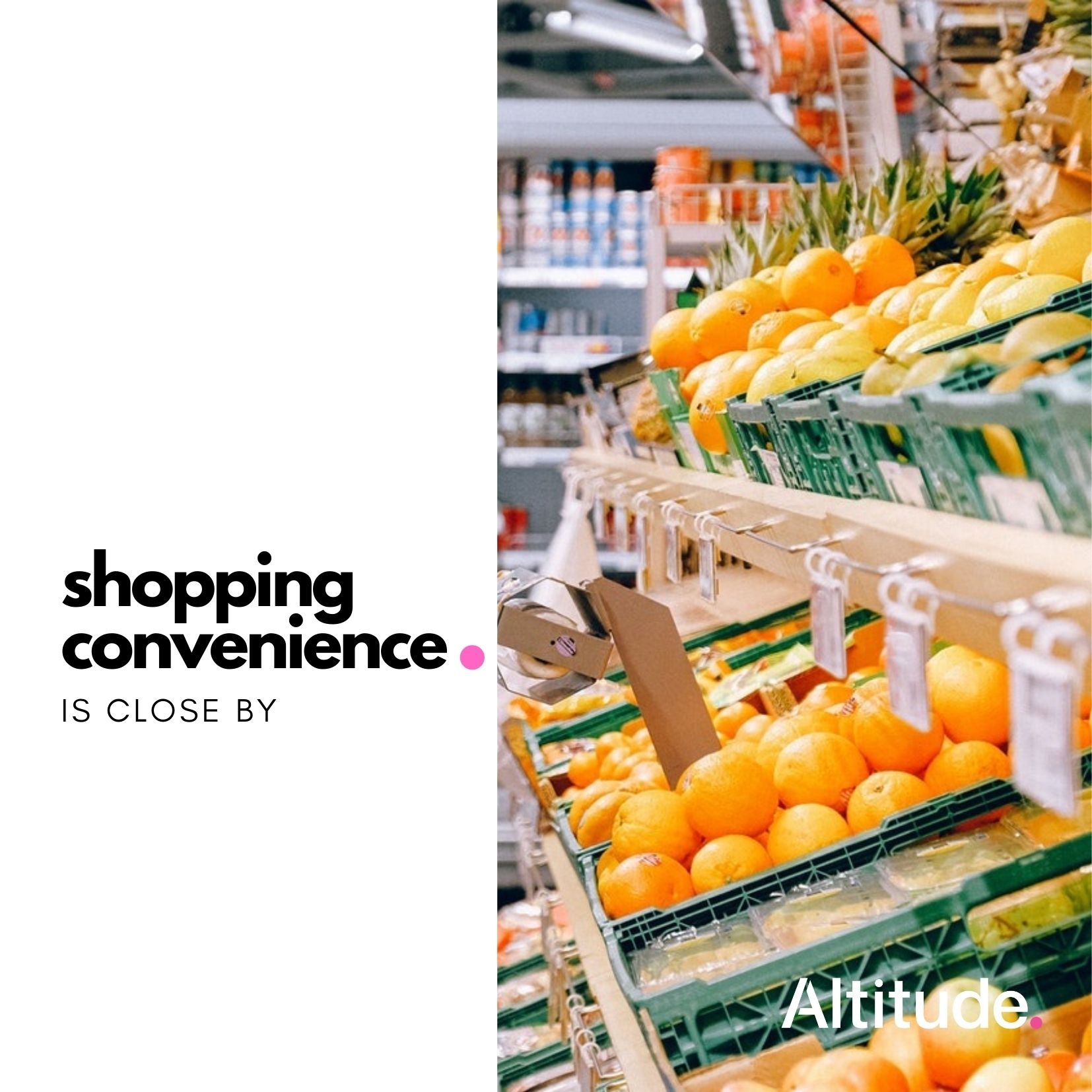Leasing Campaign   Shopping Convenience Close By